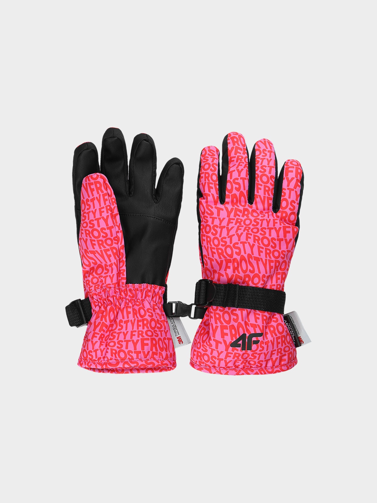 4F Rękawiczki narciarskie Thinsulate dziewczęce - multikolor L