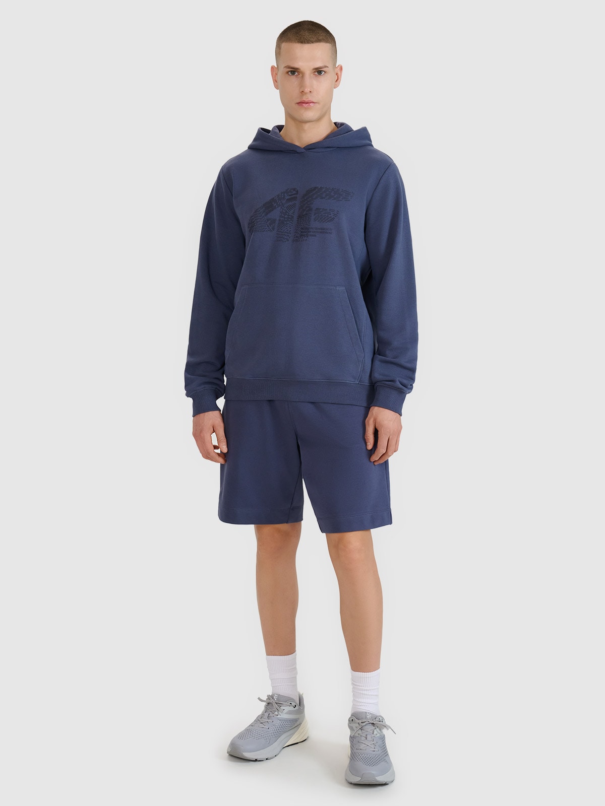 4F Spodenki dresowe męskie - szare L