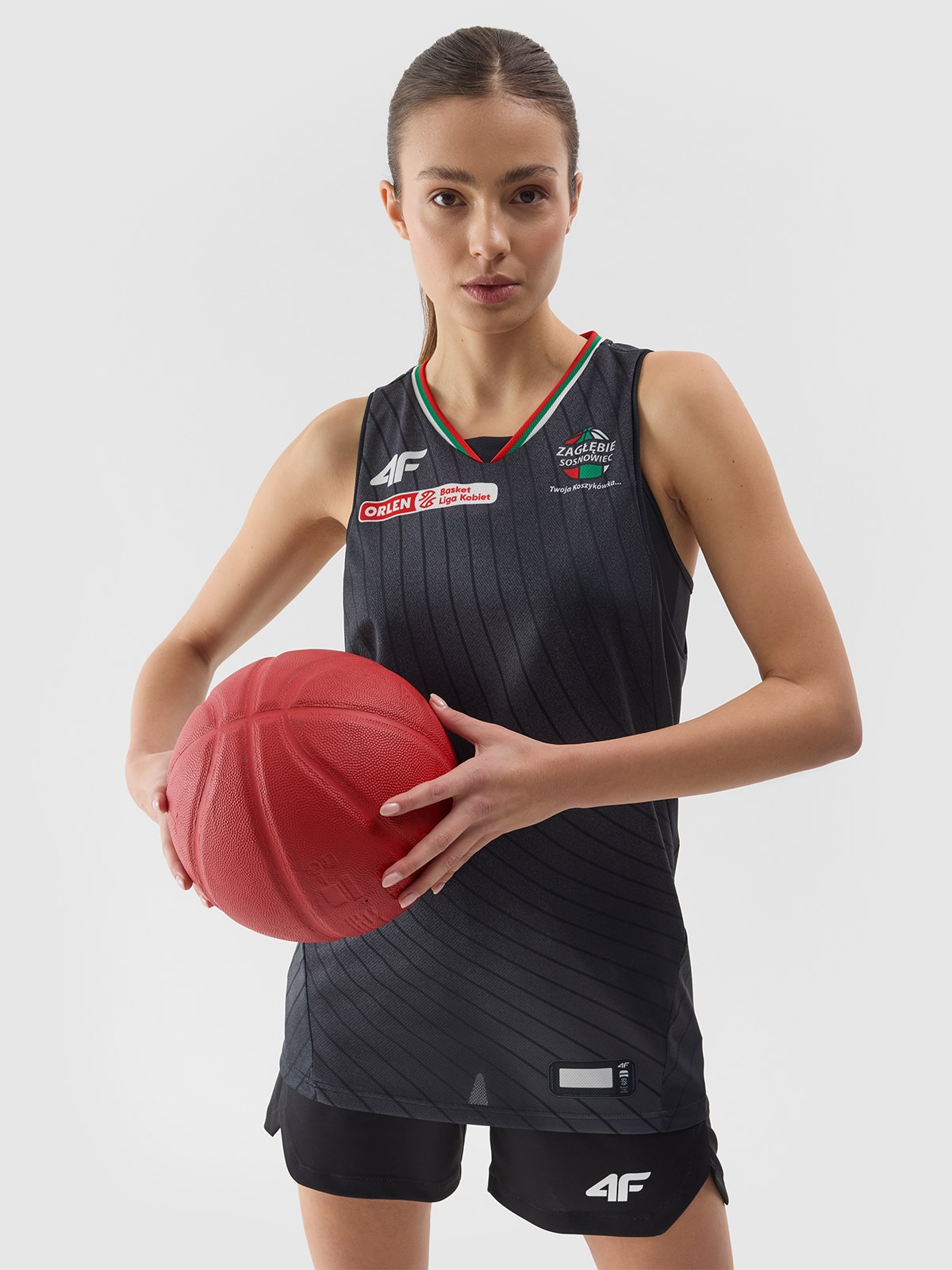 4F Koszulka meczowa replika wyjazdowa z sezonu 2024/25 damska 4F x Zagłębie Sosnowiec - multikolor XXL