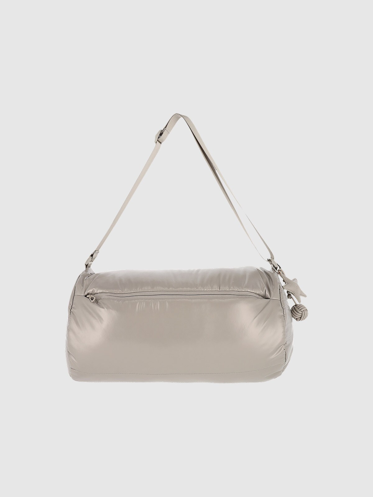 4F Torba barrel bag na ramię - beżowa Uniwersalny