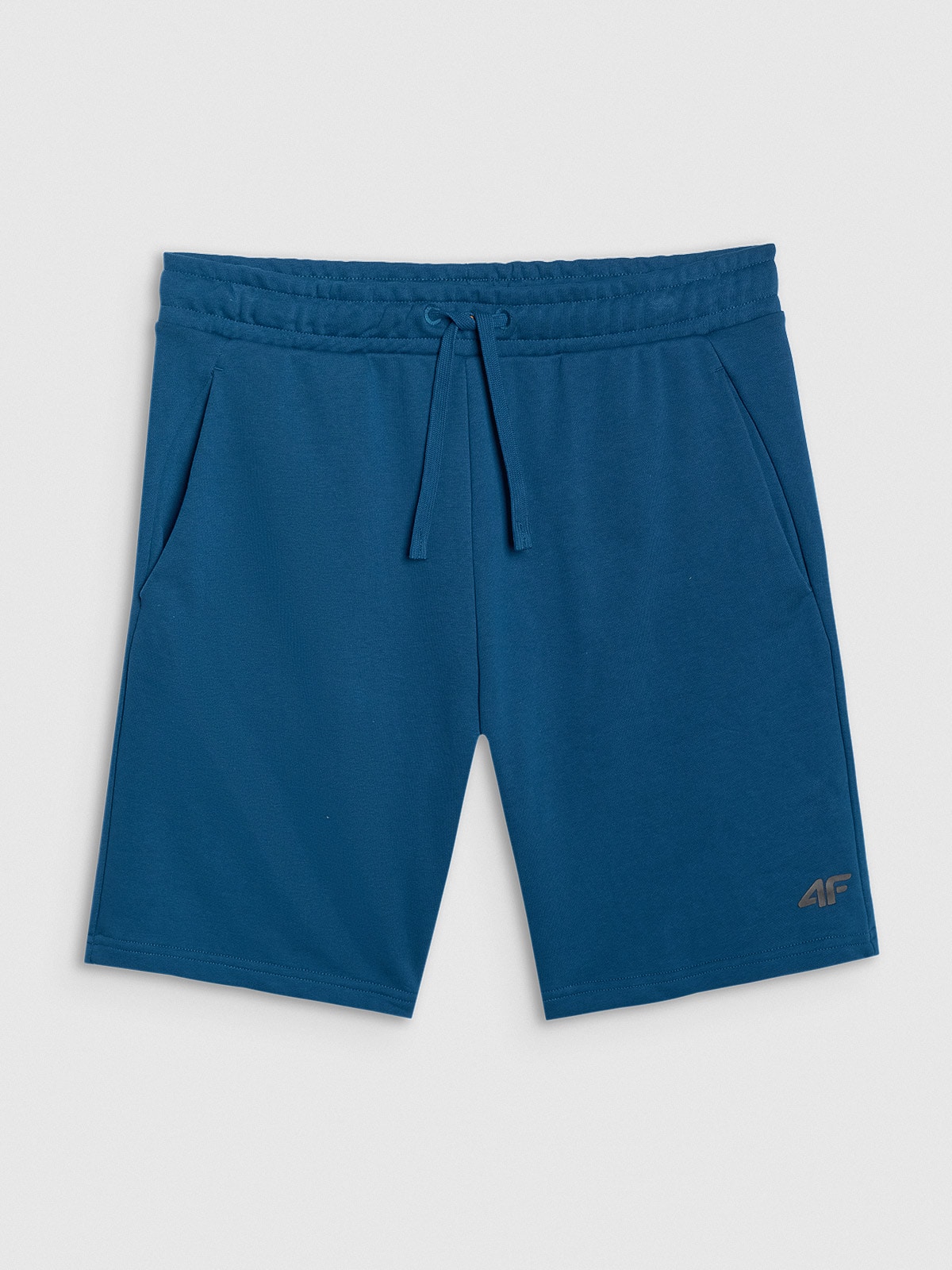4F Spodenki dresowe regular męskie - turkusowe S