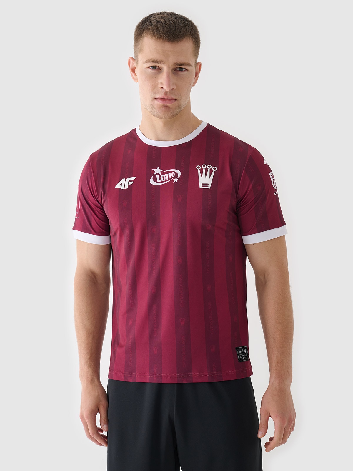 4F Koszulka klubowa wyjazdowa z sezonu 2024/25 męska 4F x Korona Kielce - multikolor 3XL