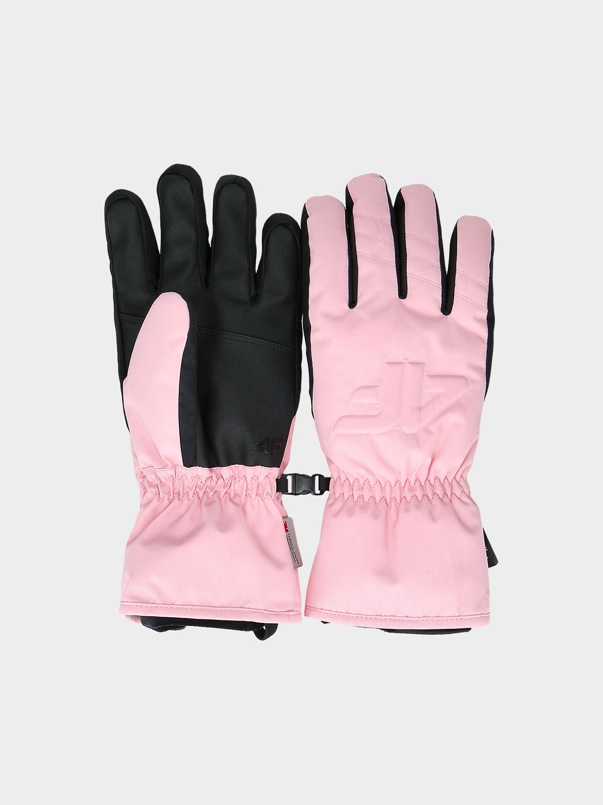 4F Rękawice narciarskie Thinsulate damskie - różowe XL