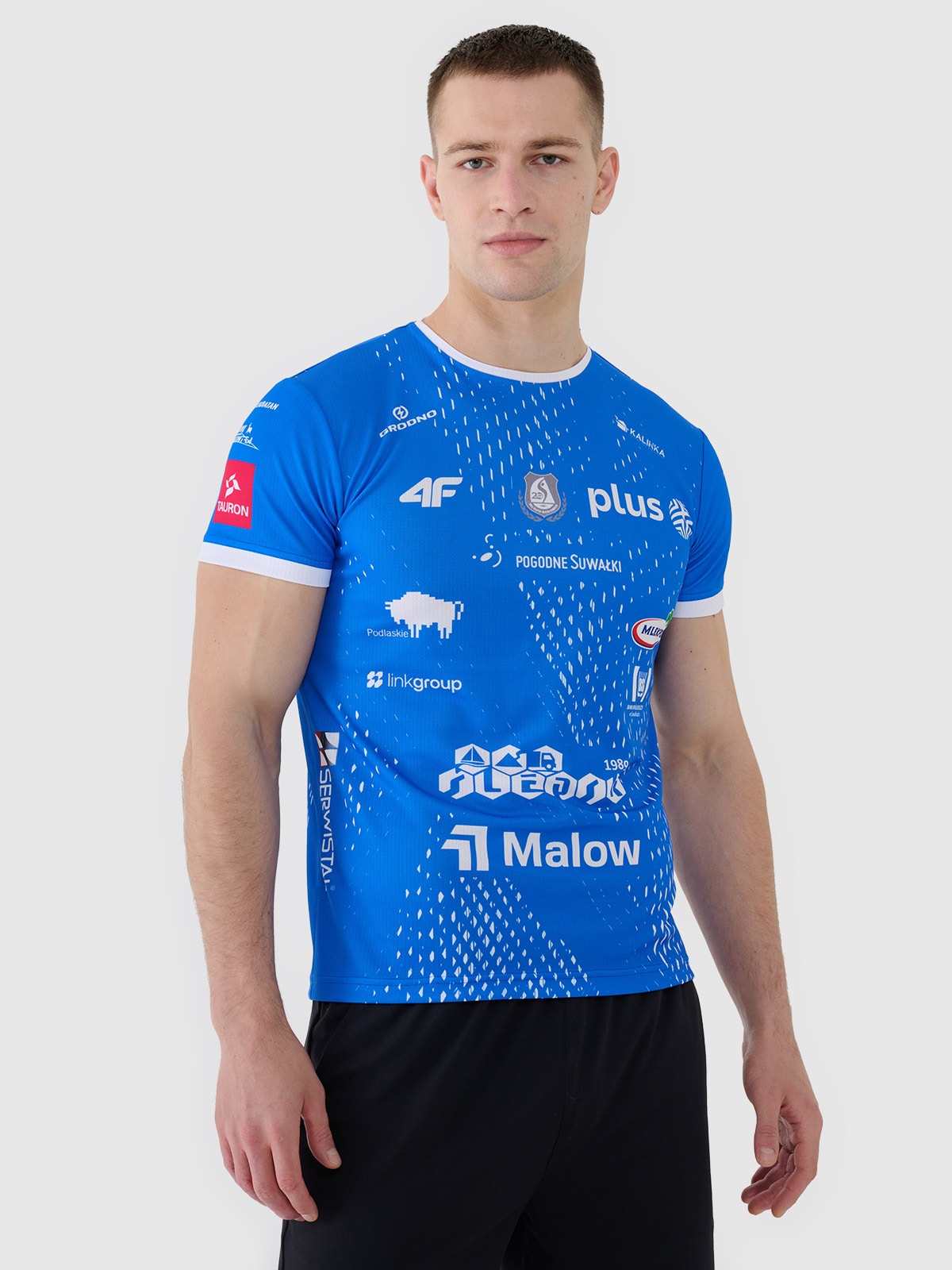 4F Koszulka meczowa replika wyjazdowa z sezonu 2024/2025 męska 4F x Ślepsk Malow Suwałki - multikolor S