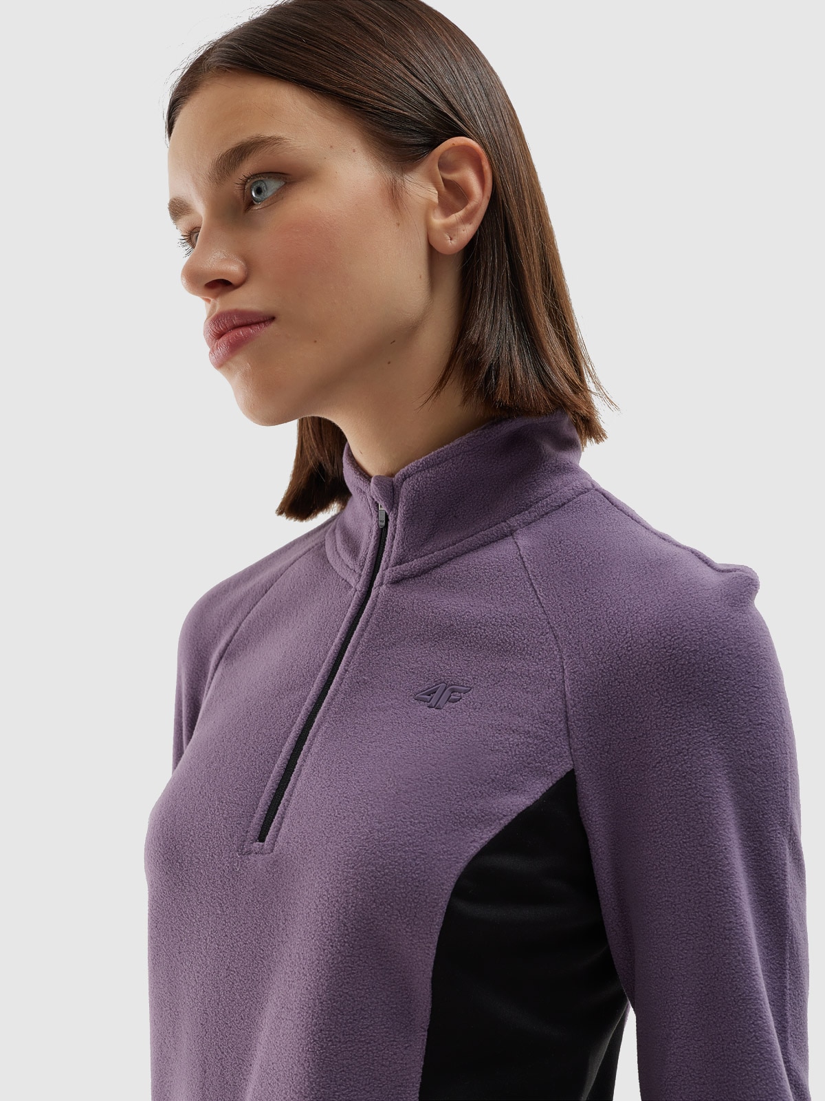 4F Bielizna termiczna polarowa (góra) damska - fioletowa XS
