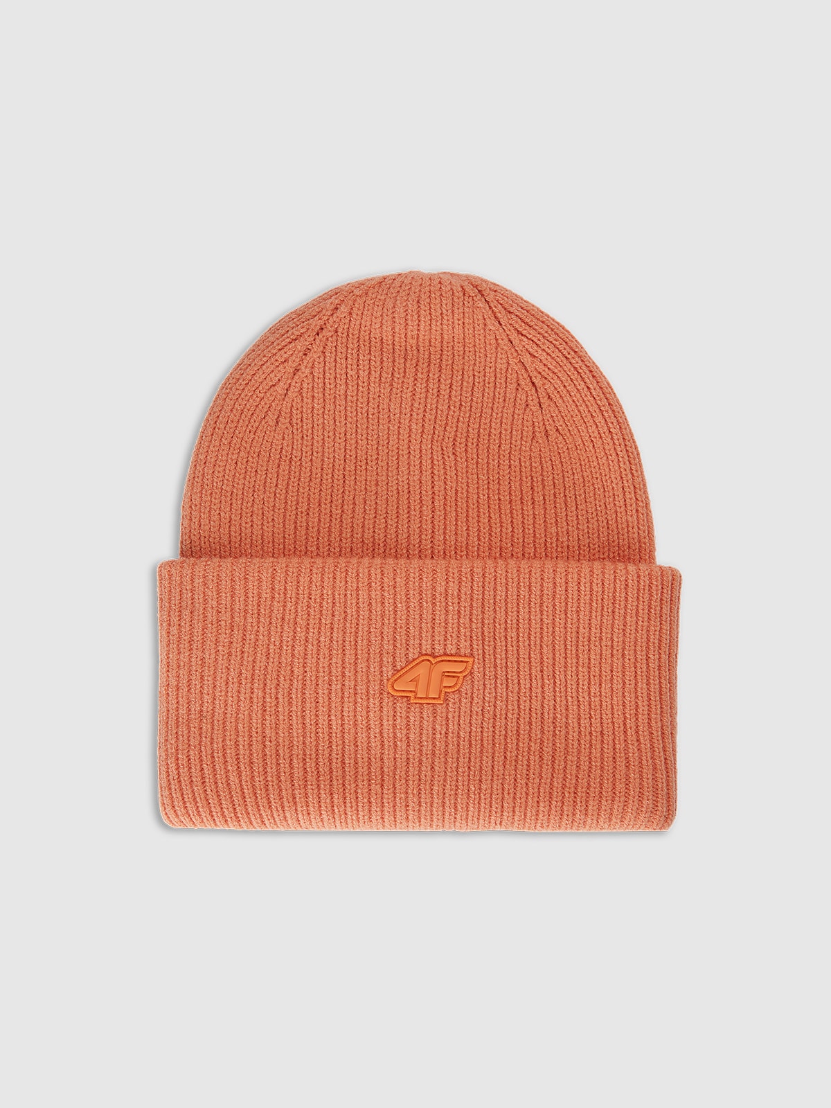 4F Czapka zimowa uniseks - pomarańczowa Uniwersalny