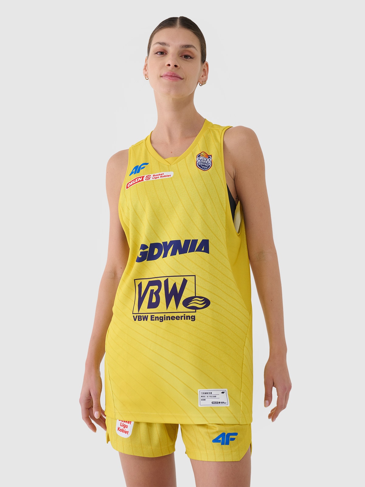 4F Koszulka meczowa replika domowa z sezonu 2024/25 damska 4F x VBW Arka Gdynia - multikolor XXL