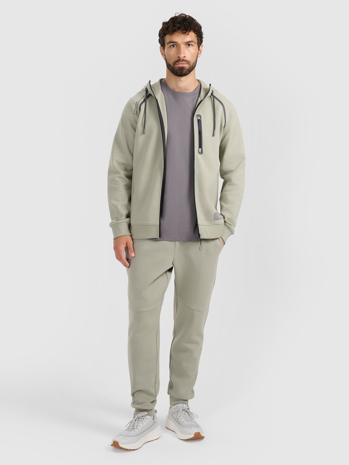 4F Spodnie dresowe joggery męskie - zielone L