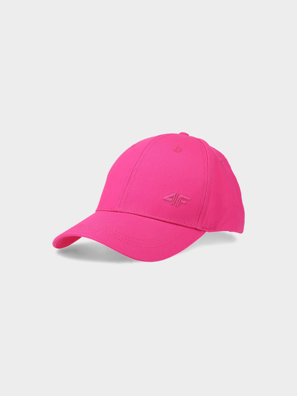 4F Czapka z daszkiem strapback damska - różowa M