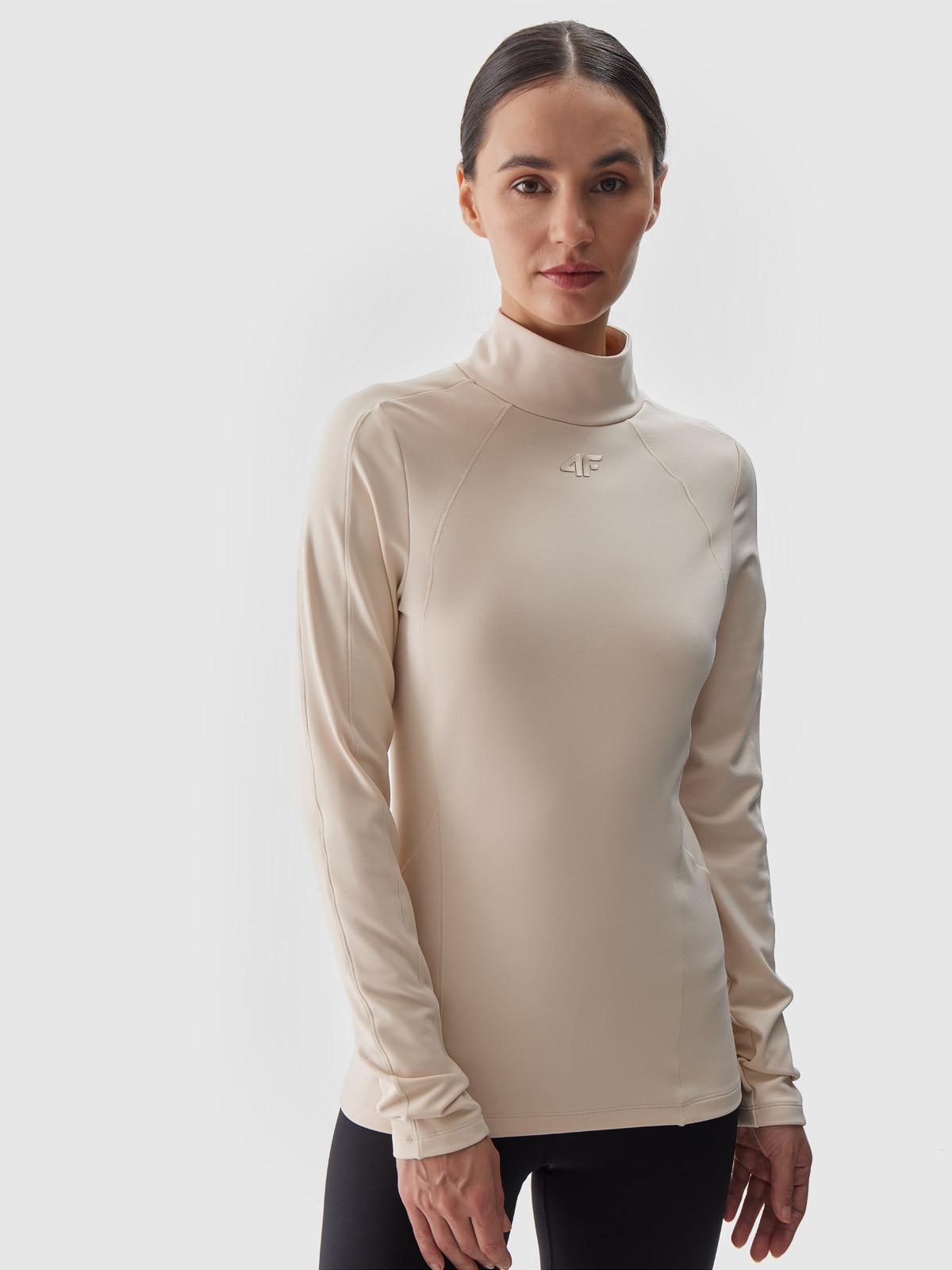 4F Bielizna termiczna drapana (góra) damska - beżowa L