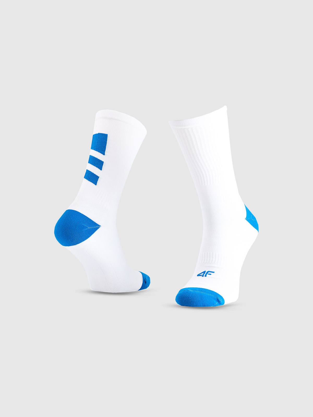 4F Skarpetki do biegania za kostkę damskie - białe 43-46