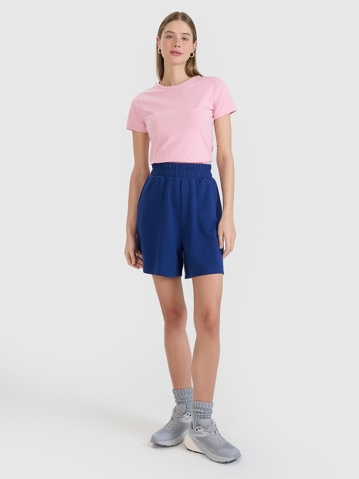 4F Spodenki dresowe damskie - granatowe S