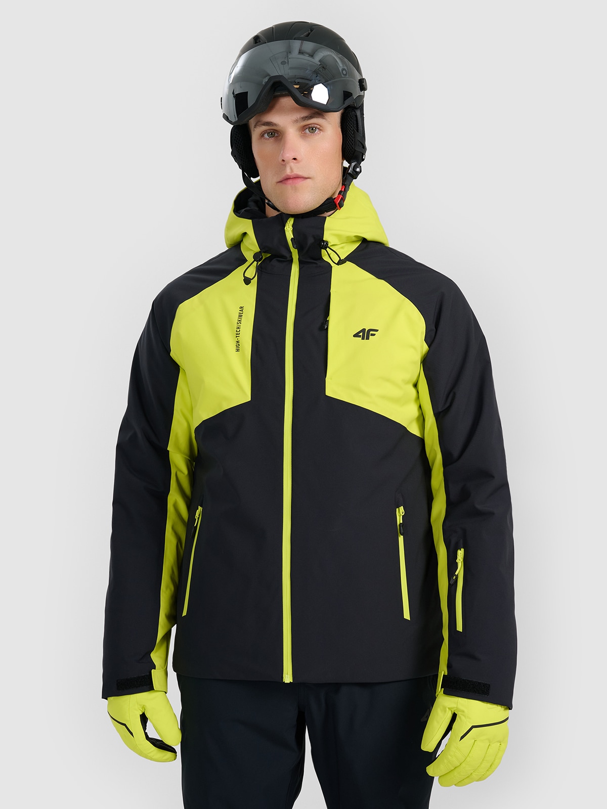 4F Kurtka narciarska membrana 8000 męska - zielona L