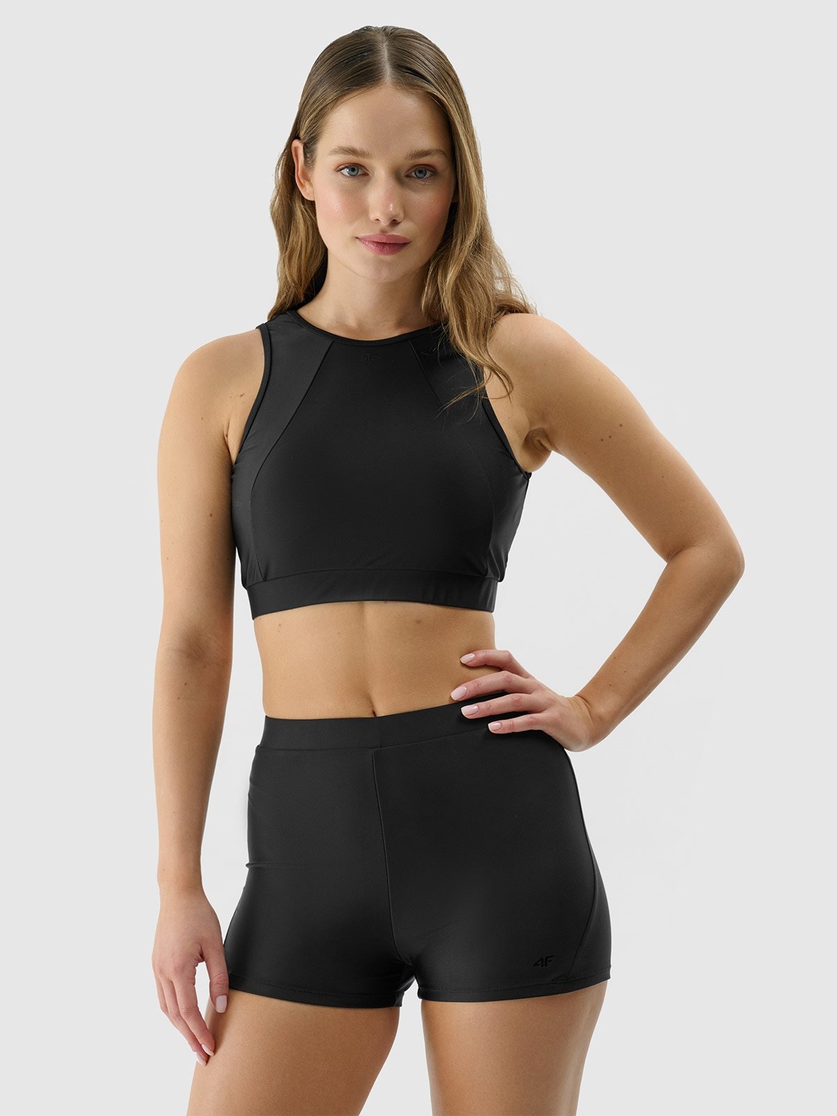 4F Góra od bikini damska - czarna XS