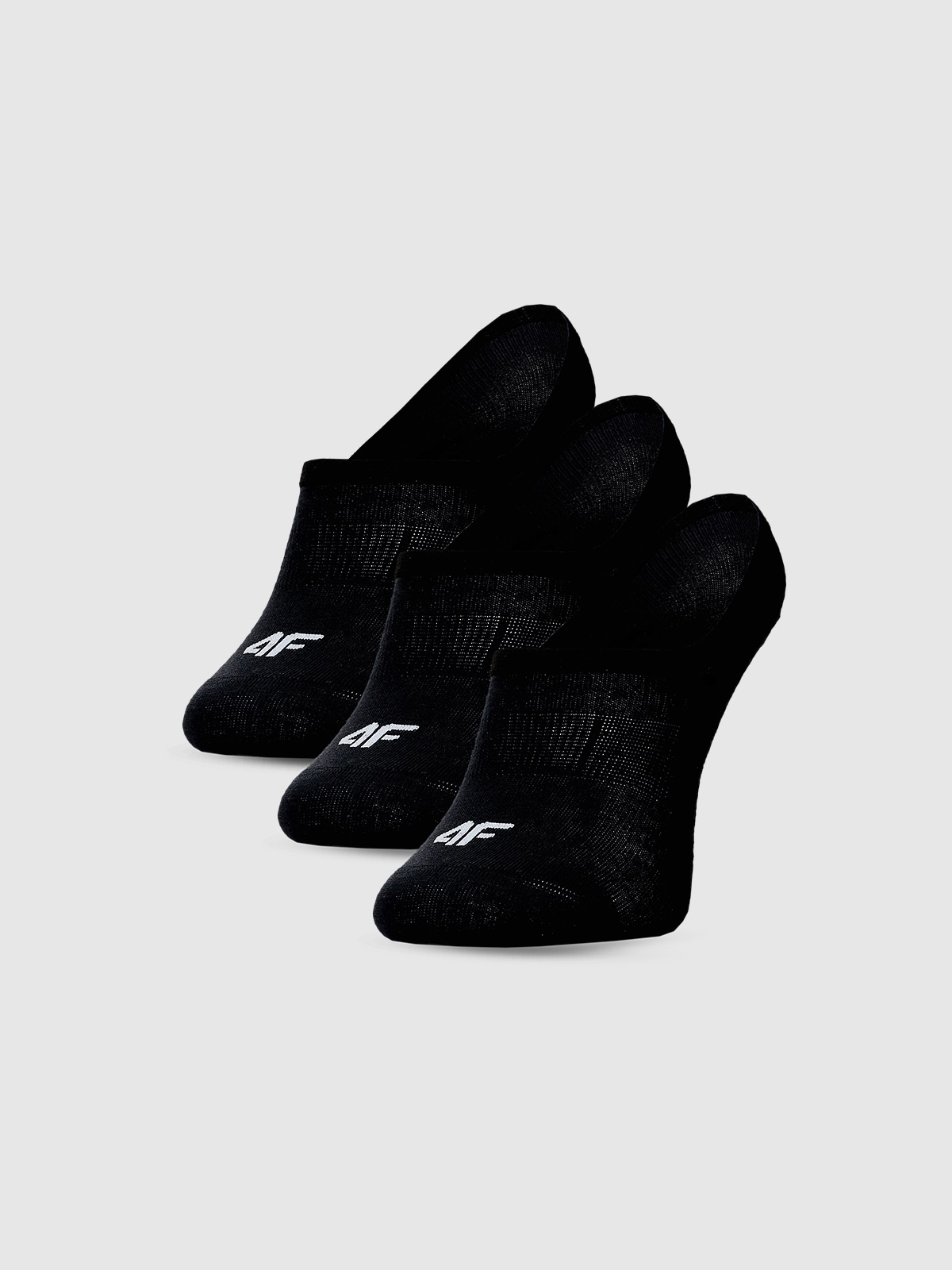 4F Skarpetki casual stopki (3-pack) damskie - czarne 39-42