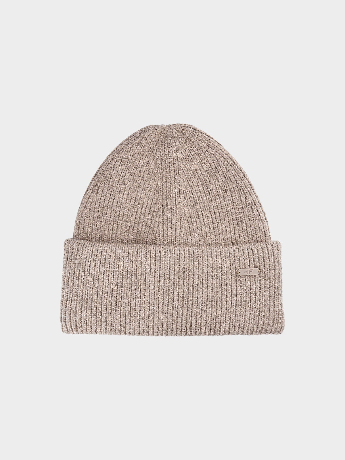 4F Czapka zimowa damska - brązowa M