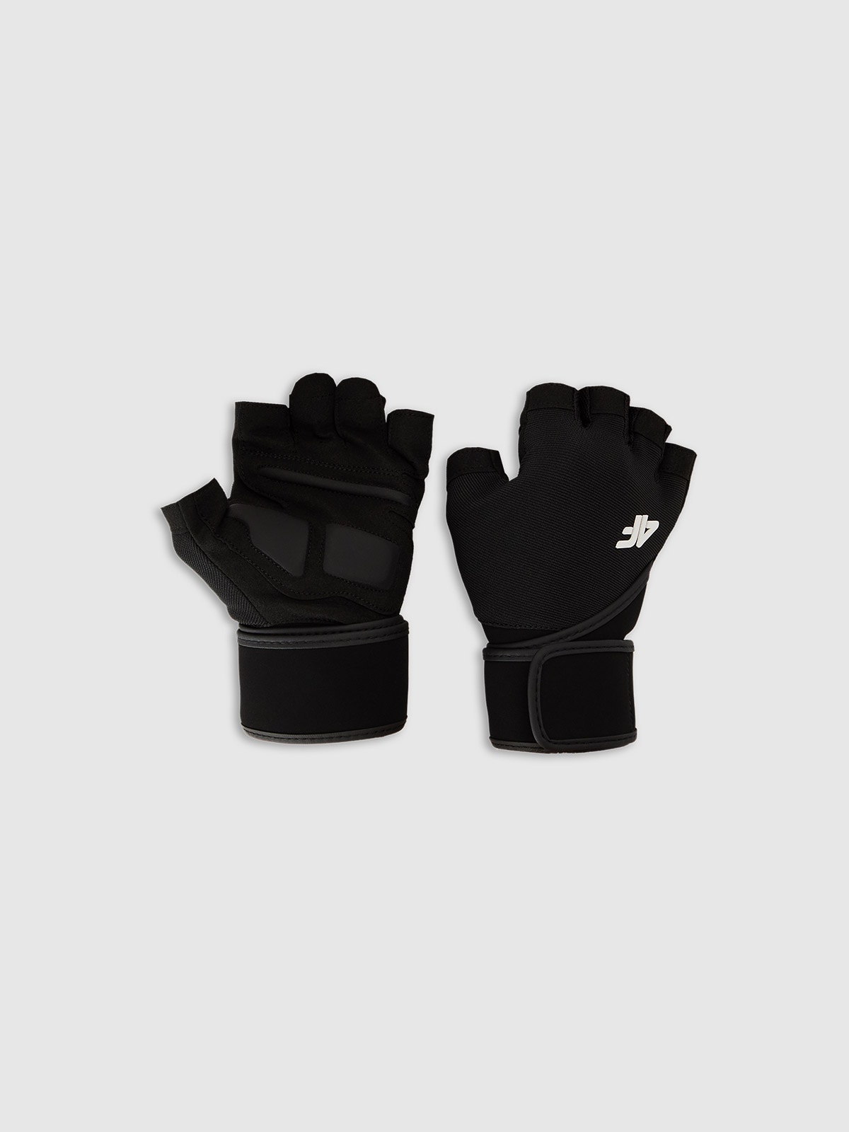 4F Rękawiczki treningowe uniseks - czarne M