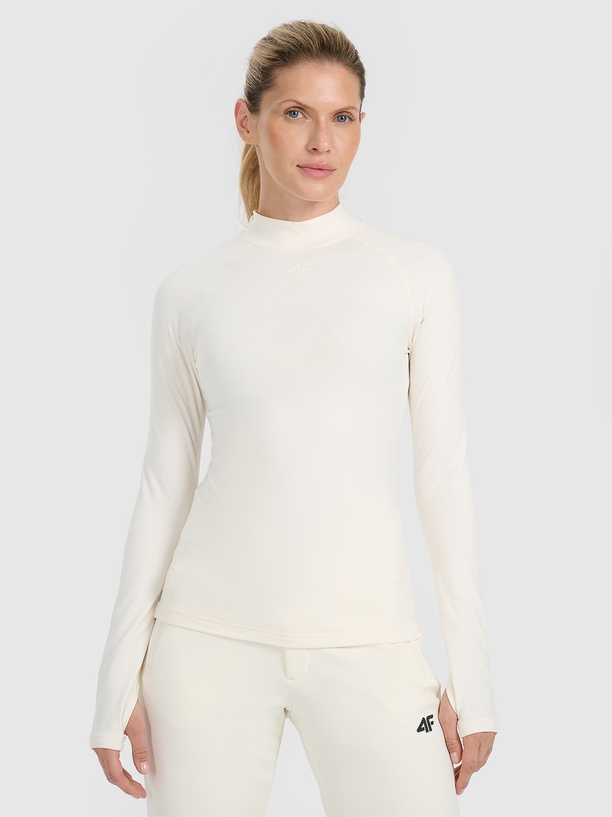 4F Bielizna termiczna ocieplana (góra) damska - biała M