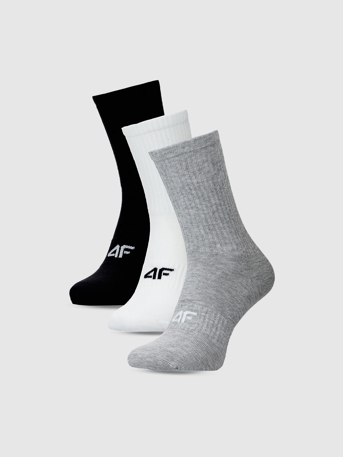 4F Skarpetki casual do połowy łydki (3-pack) męskie - multikolor 39-42