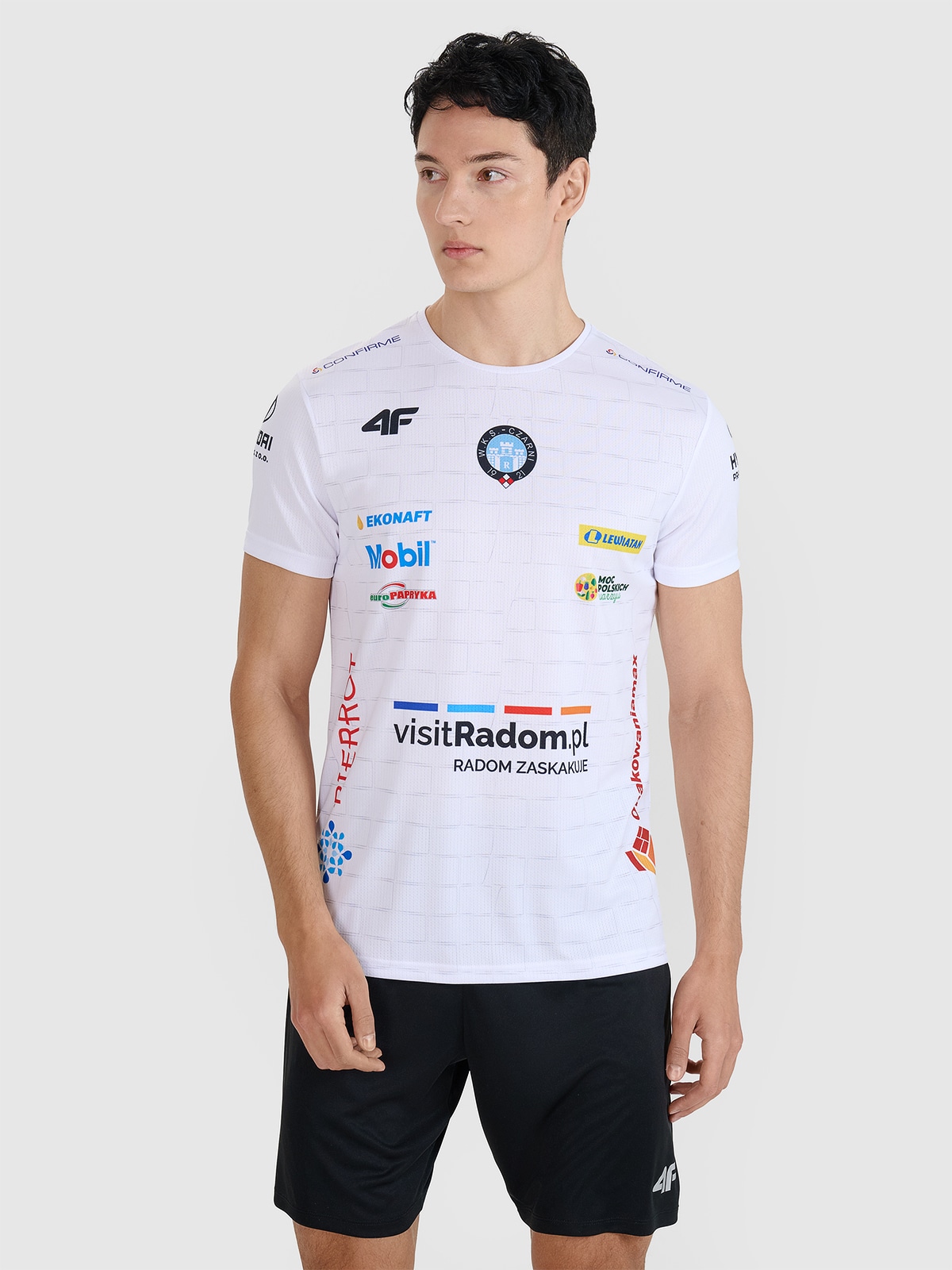 4F Koszulka meczowa replika wyjazdowa z sezonu 2024/25 męska 4F x Czarni Radom - multikolor M