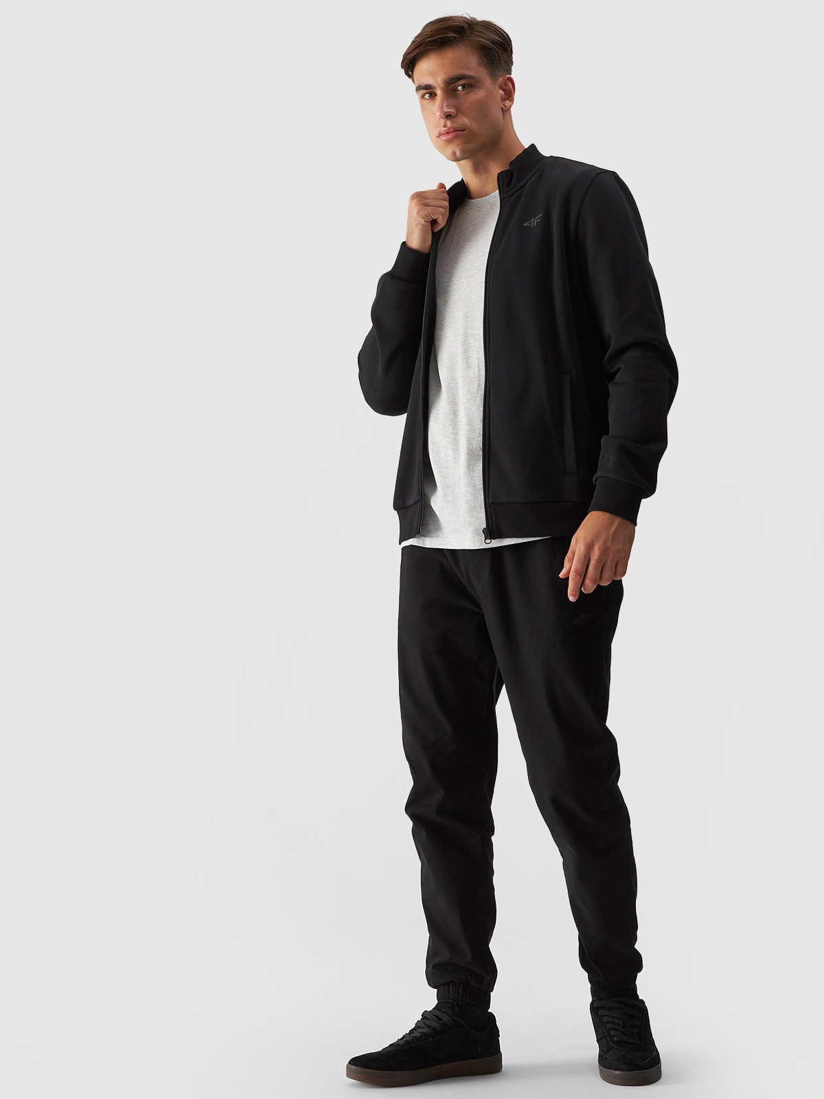 4F Bluza bejsbolówka bomberka męska - czarna XL