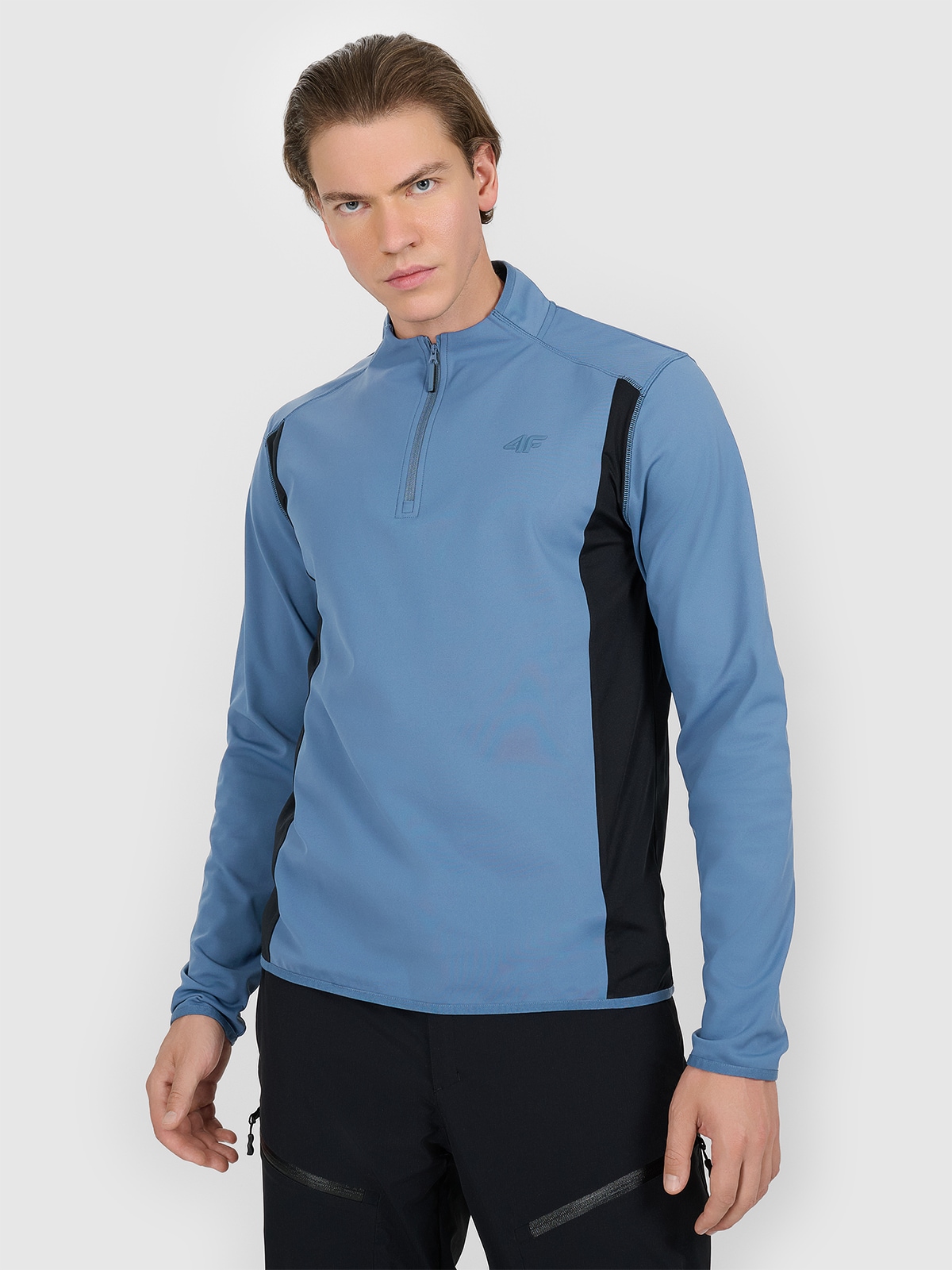 4F Bielizna termiczna ocieplana (góra) męska - granatowa L