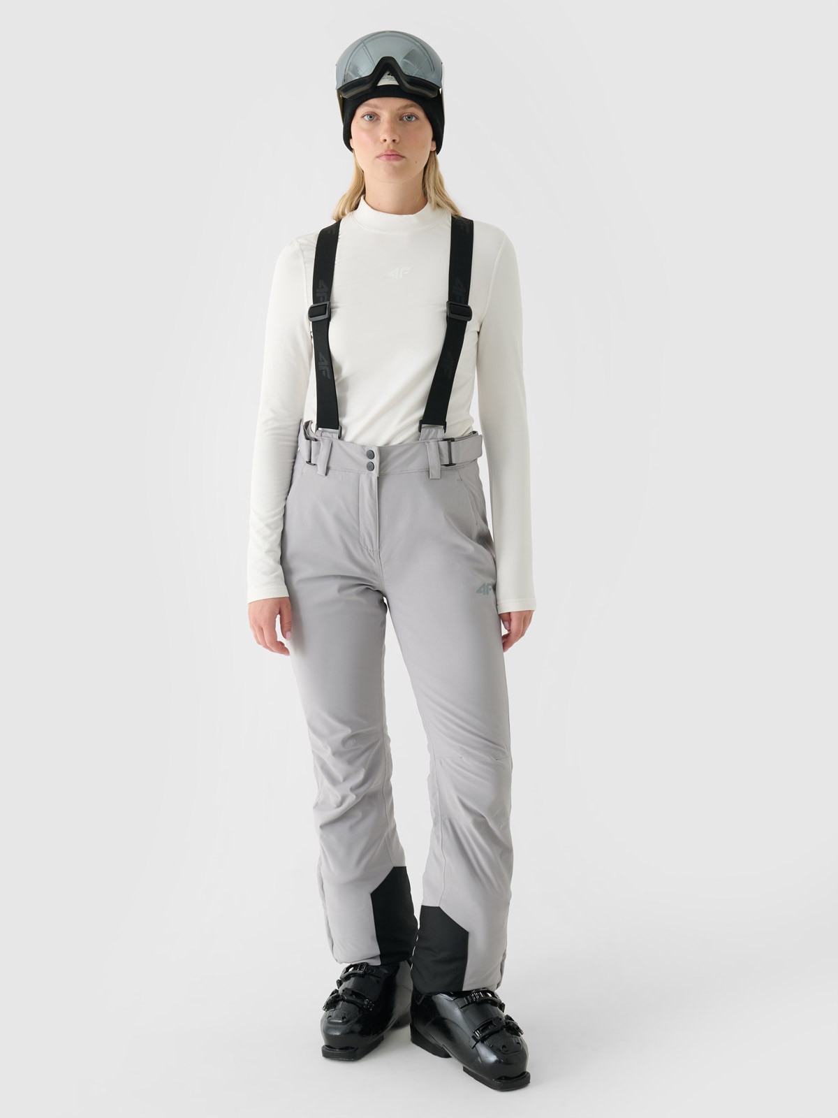4F Spodnie narciarskie membrana 5000 damskie - szare XS