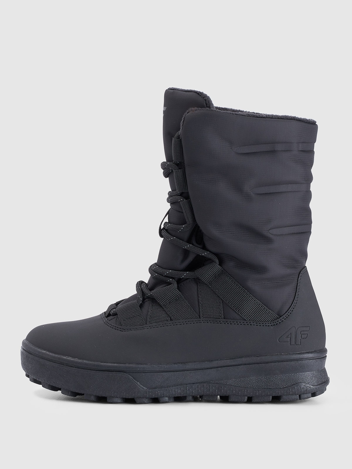 4F Buty zimowe śniegowce INUA dziewczęce - czarne 37