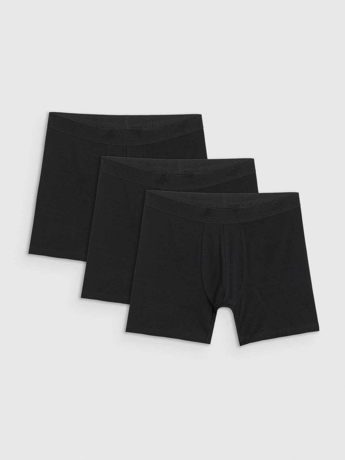 4F Bielizna bokserki (3-pack) męskie - czarne XXL