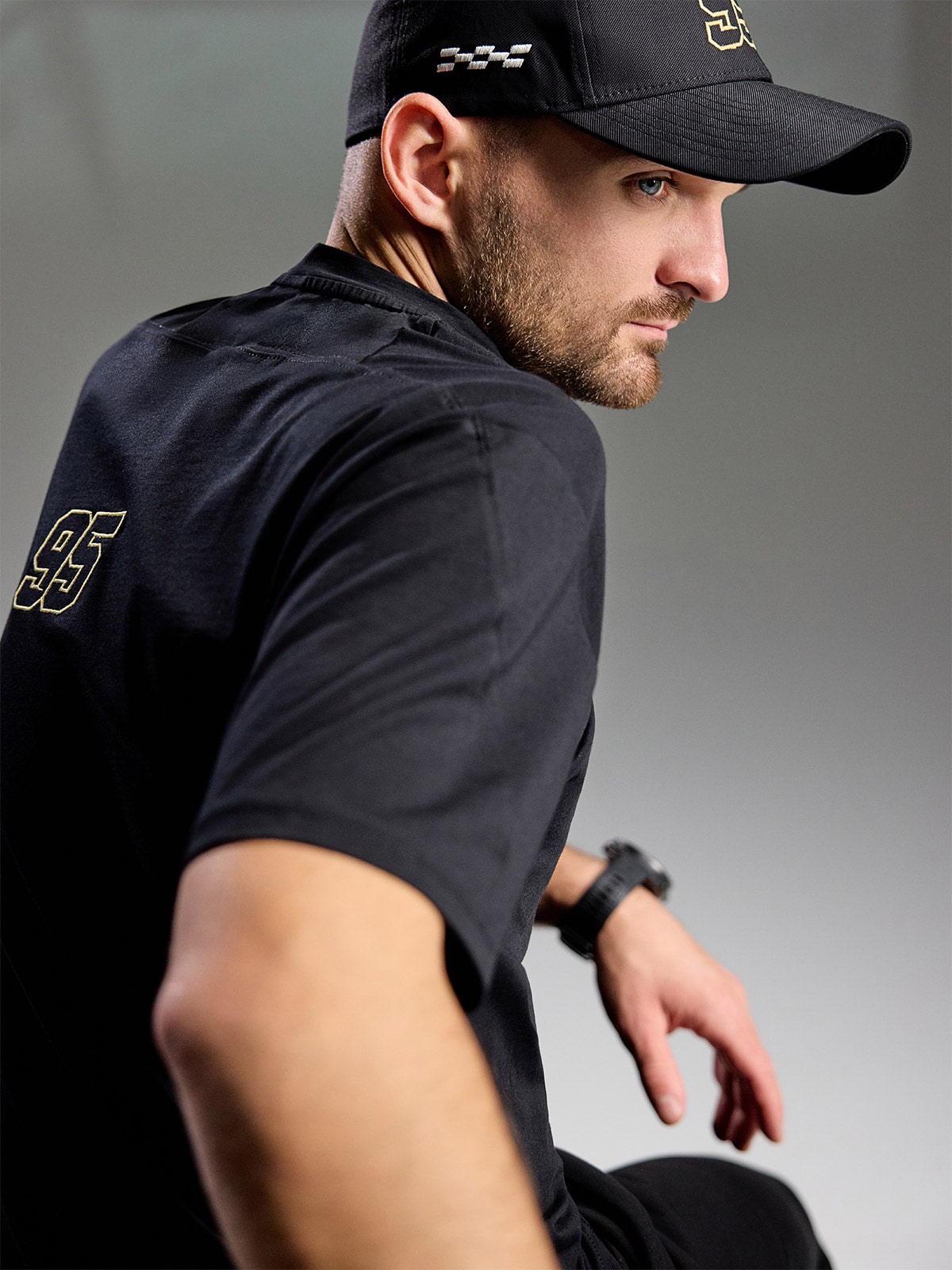 4F T-shirt regular męski 4F x Bartosz Zmarzlik - czarny 3XL