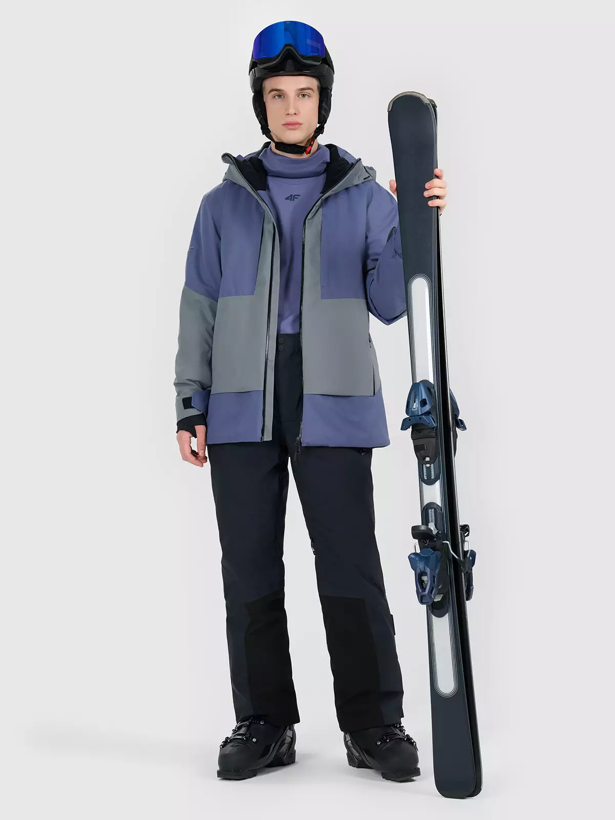 4F Kurtka narciarska membrana Dermizax 20000 męska - granatowa XL