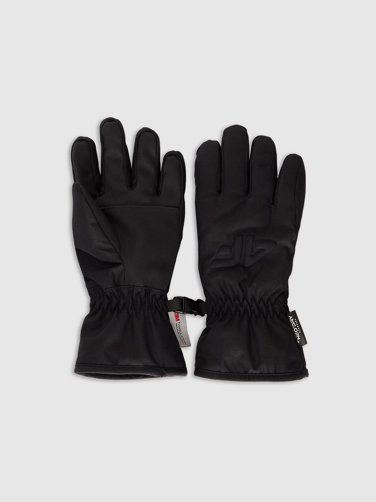 4F Rękawiczki narciarskie Thinsulate dziecięce - czarne L