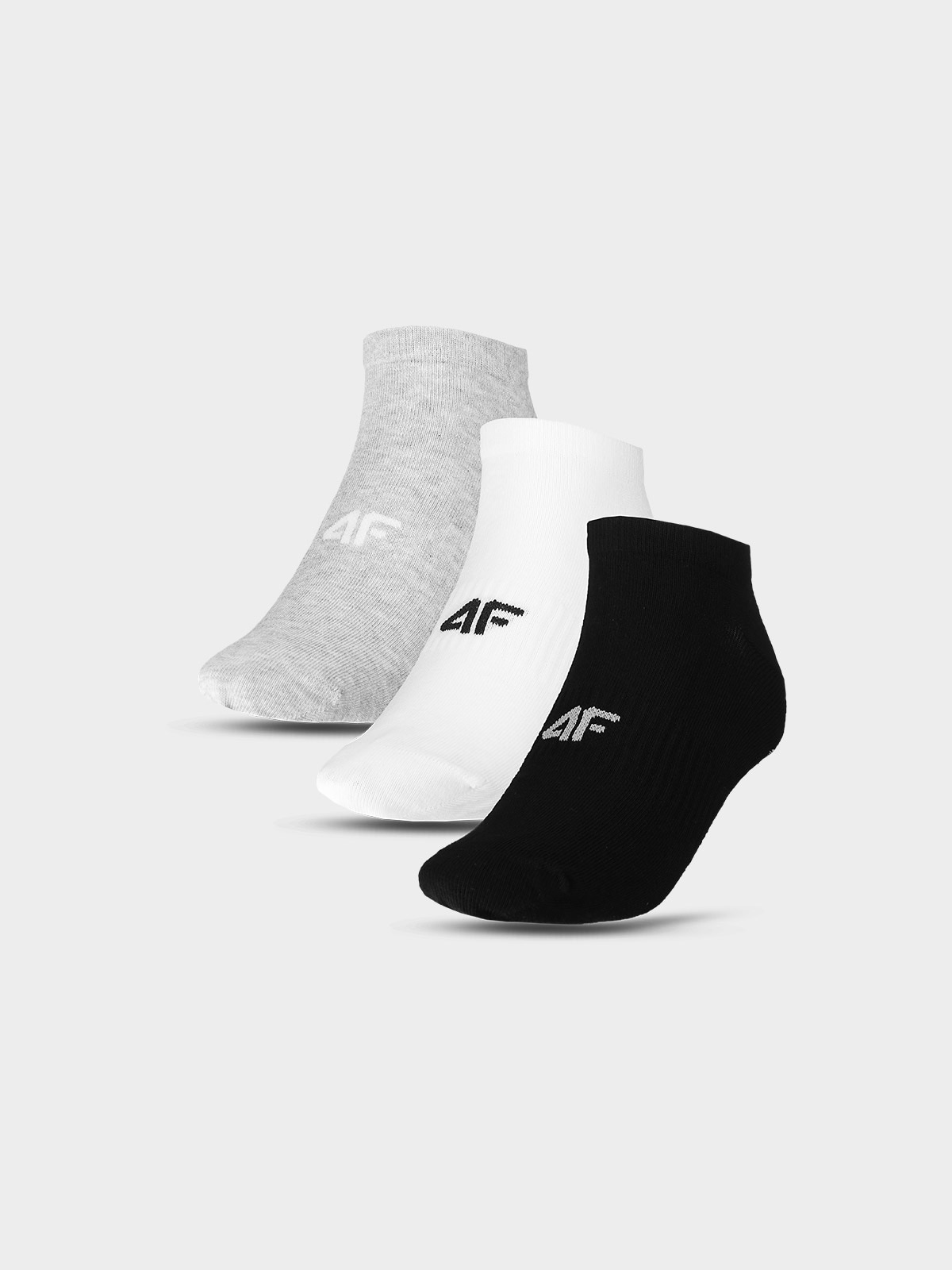 4F Skarpetki casual przed kostkę (3-pack) męskie - multikolor 35-38