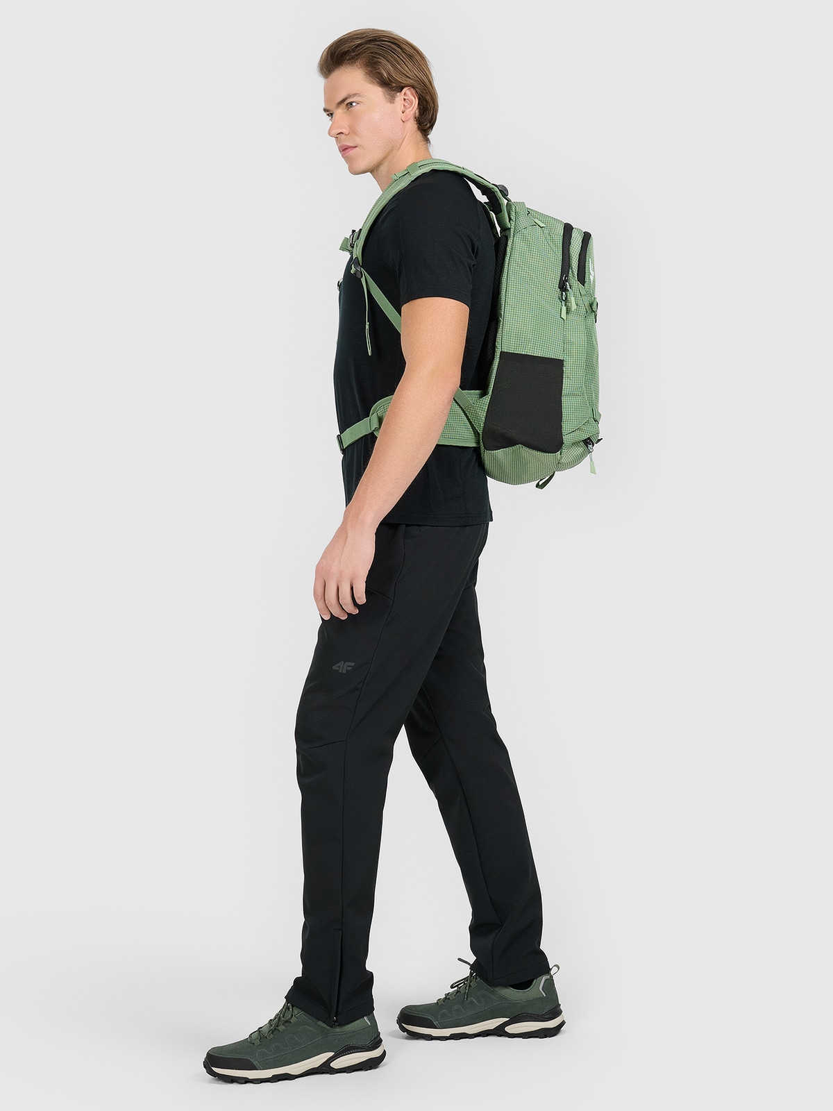 4F Spodnie trekkingowe membrana 5000 męskie - czarne 3XL