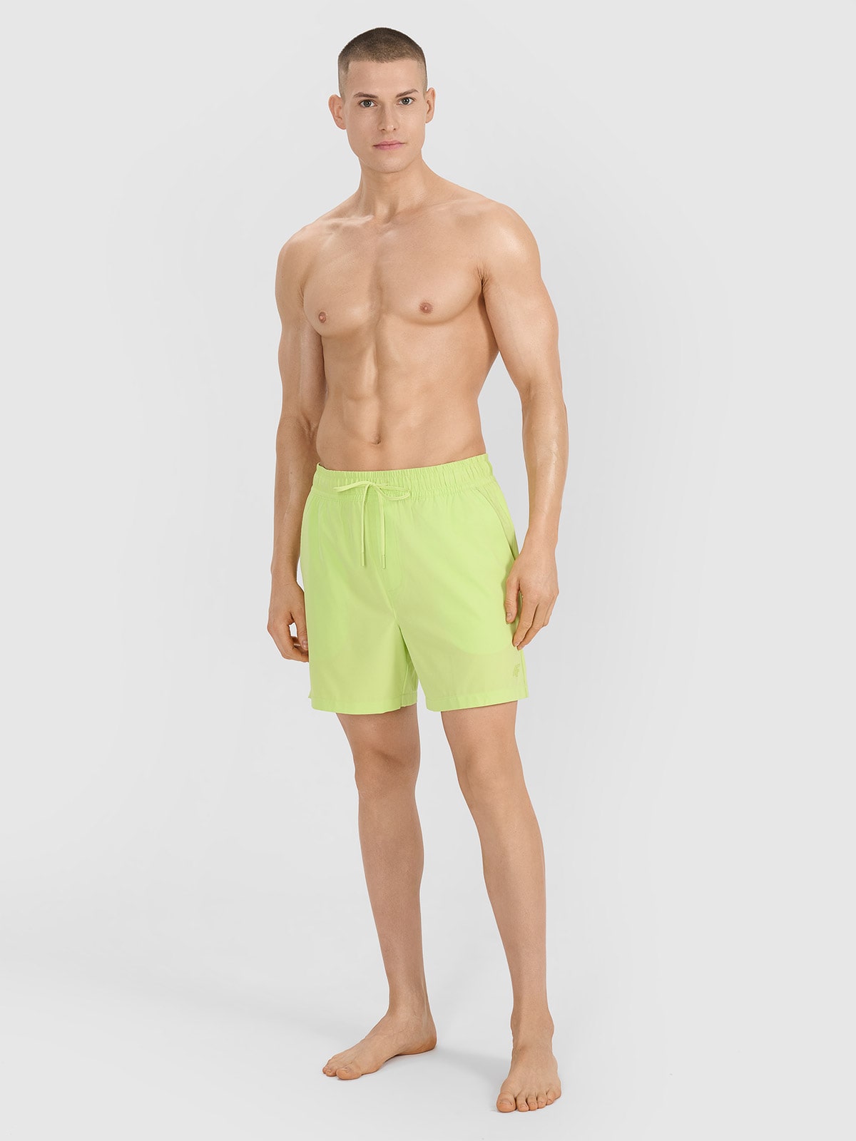 4F Spodenki plażowe męskie - zielone XL