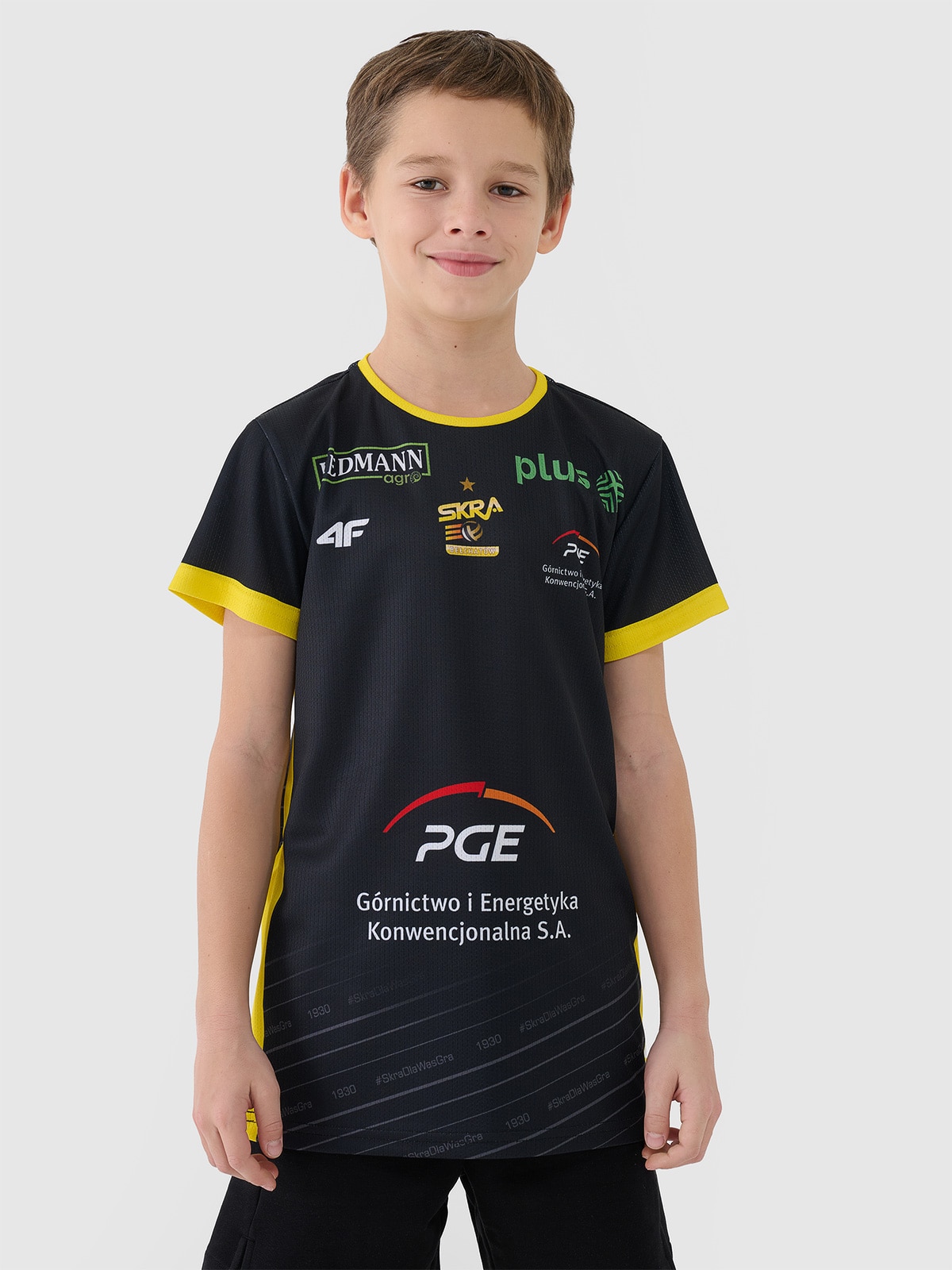 4F Koszulka meczowa replika wyjazdowa z sezonu 2024/25 dziecięca 4F x PGE GiEK Skra Bełchatów - multikolor 122/128 (6-8 lat)