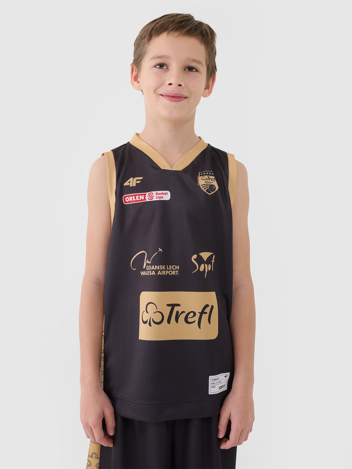 4F Koszulka meczowa replika wyjazdowa z sezonu 2024/25 dziecięca 4F x Trefl Sopot - multikolor 146/152 (10-12 lat)