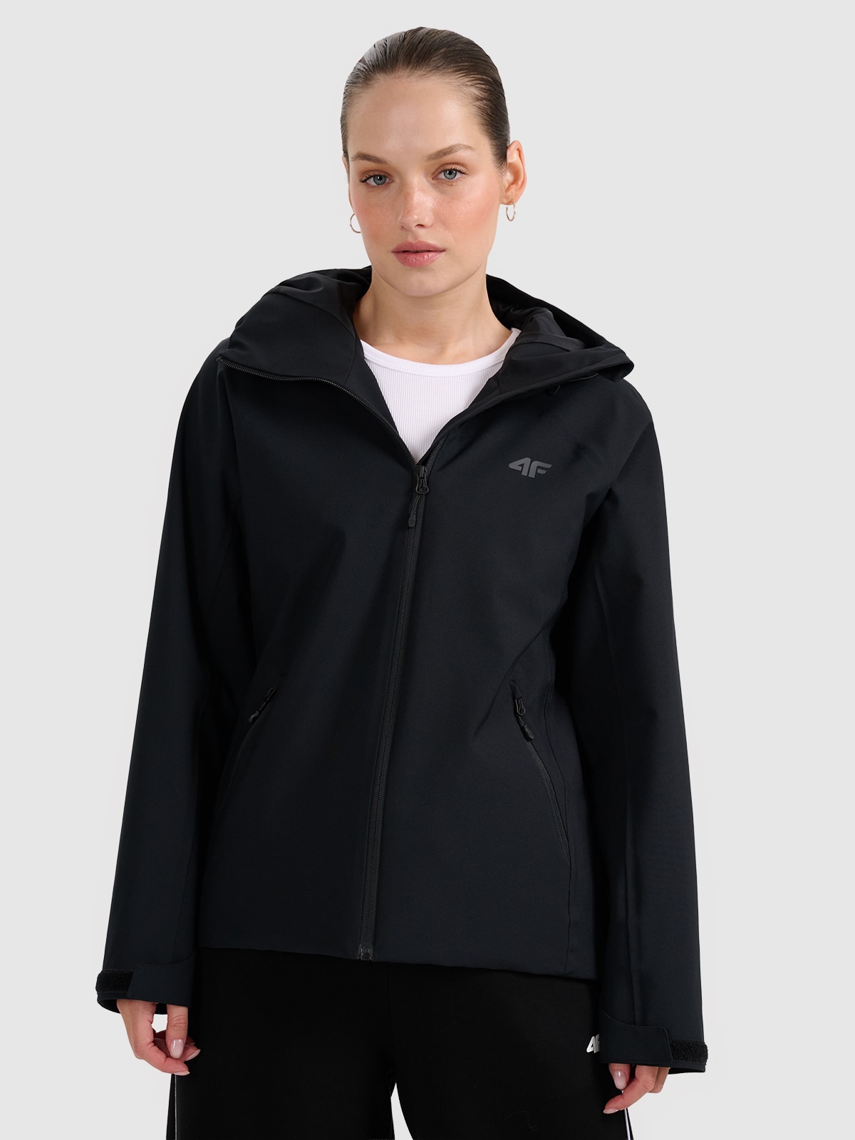 4F Kurtka przejściowa membrana 5000 damska - czarna S