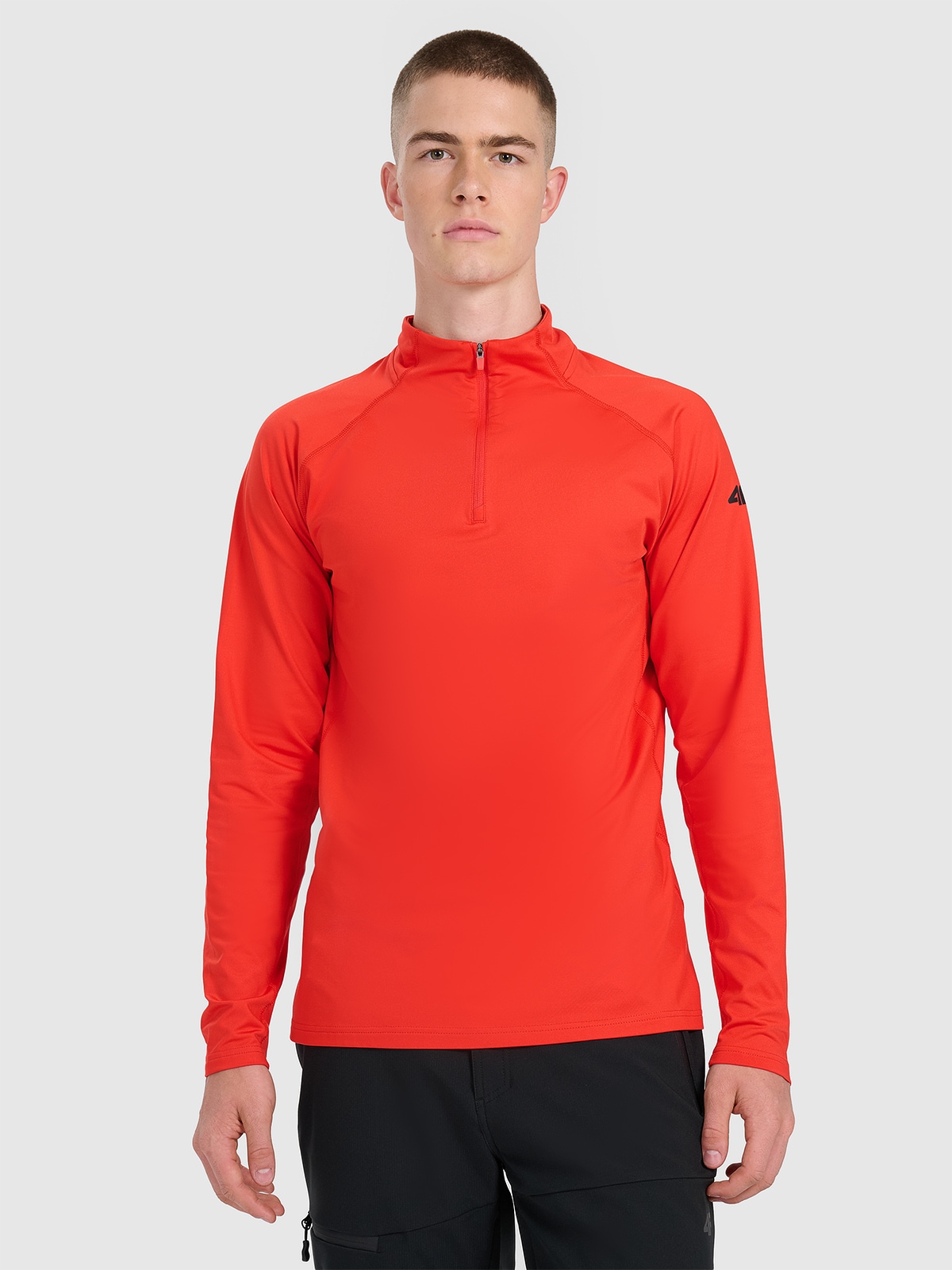 4F Bielizna termiczna ocieplana (góra) męska - czerwona XL