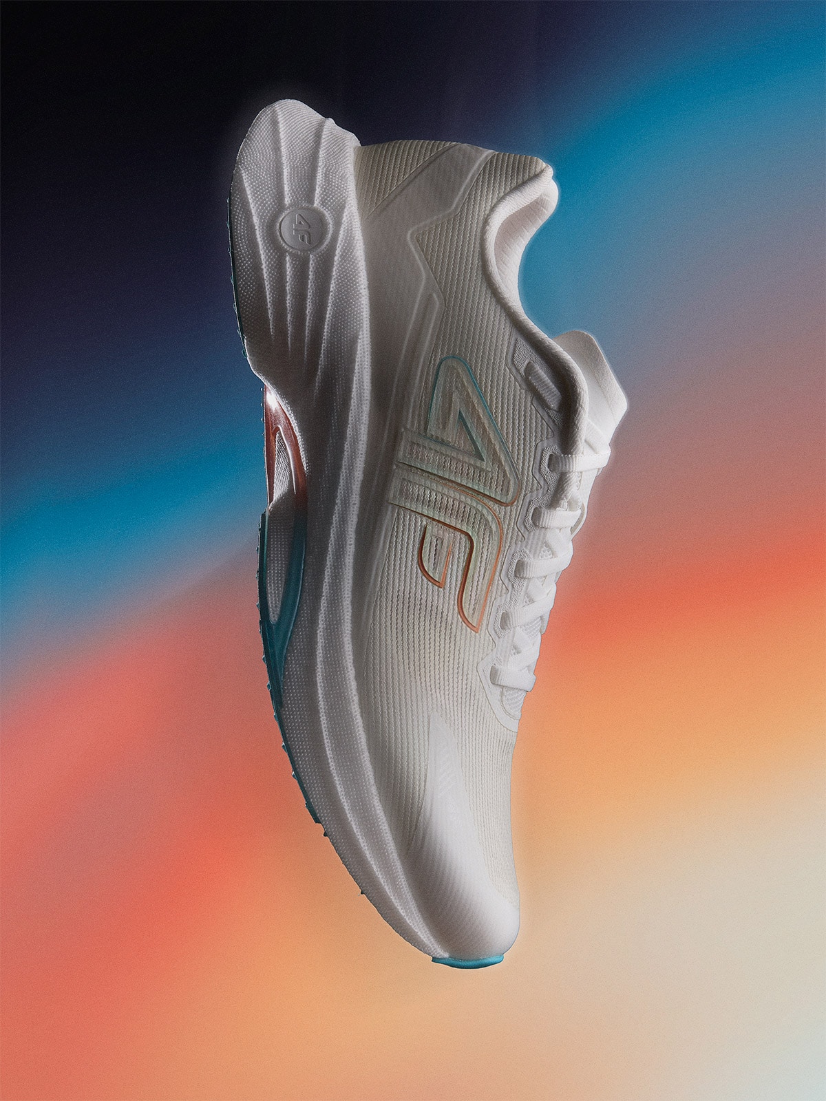 4F Buty do biegania Speed Runner męskie - białe 40