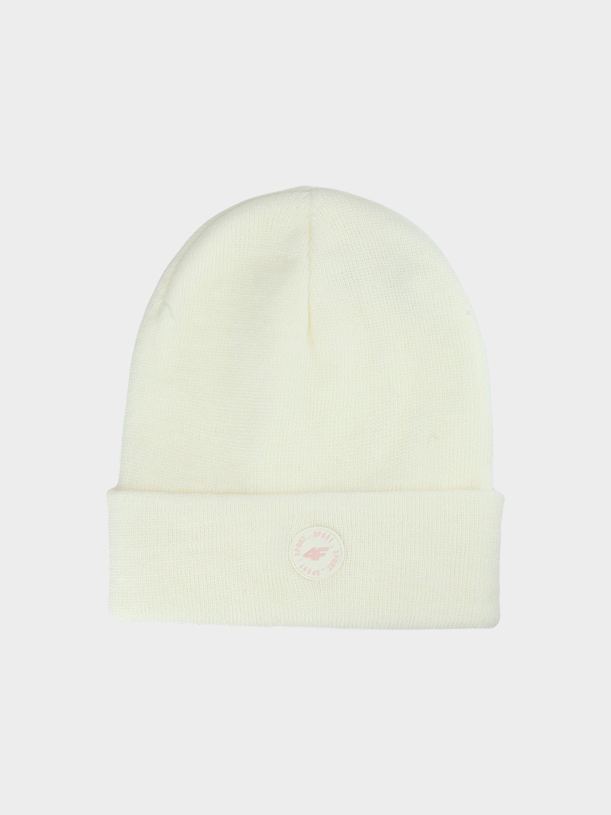 4F Czapka zimowa dziecięca - beżowa Uniwersalny