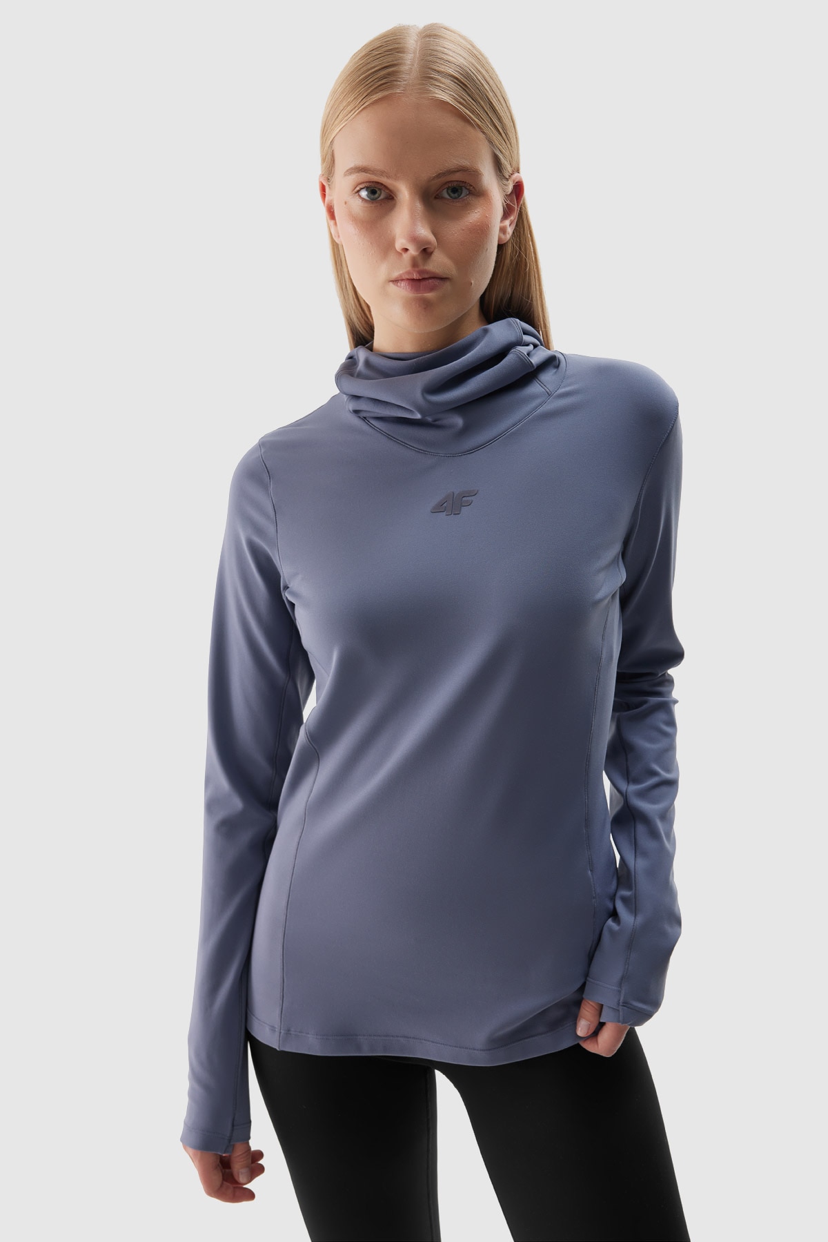 4F Bielizna termoaktywna ocieplana (góra) damska - granatowa XS