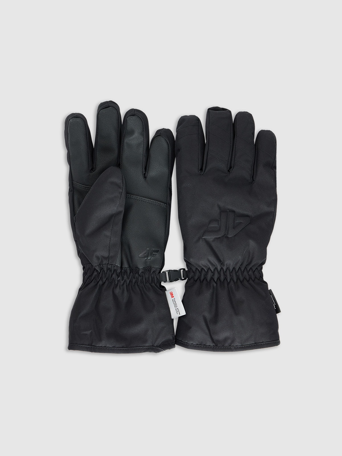 4F Rękawiczki narciarskie Thinsulate membrana 5000 damskie - czarne XL