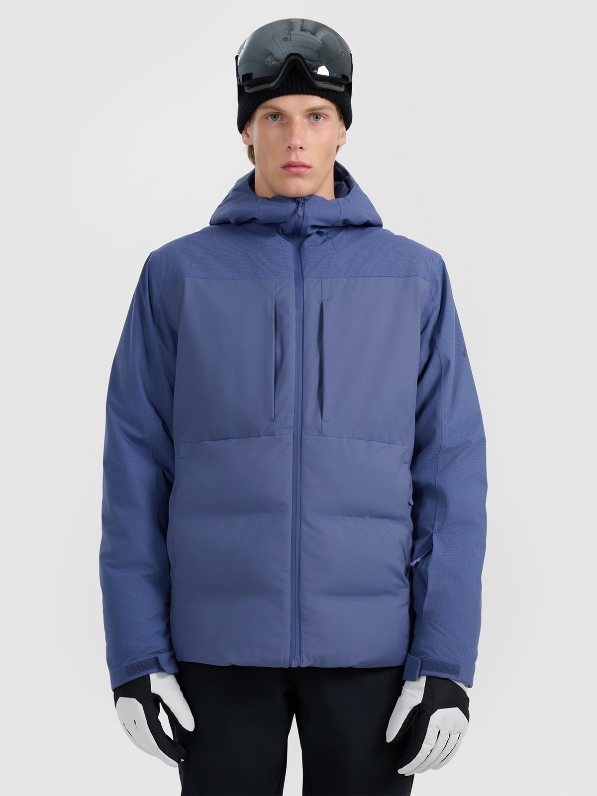 4F Kurtka narciarska membrana 10000 męska - granatowa 3XL