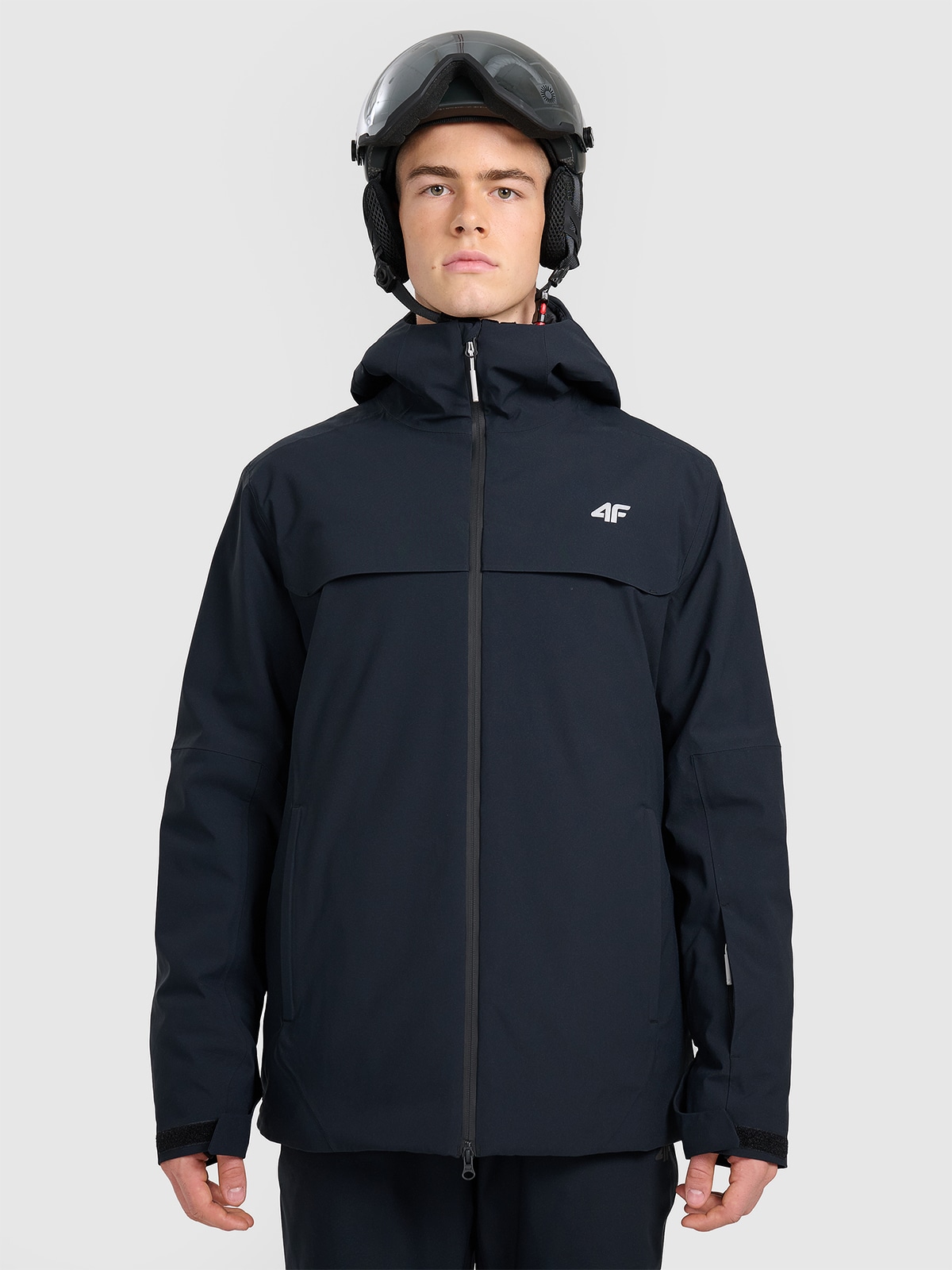 4F Kurtka narciarska membrana 8000 męska - czarna 3XL