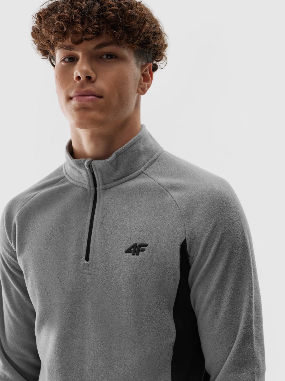 4F Bielizna termiczna polarowa (góra) męska - szara 3XL