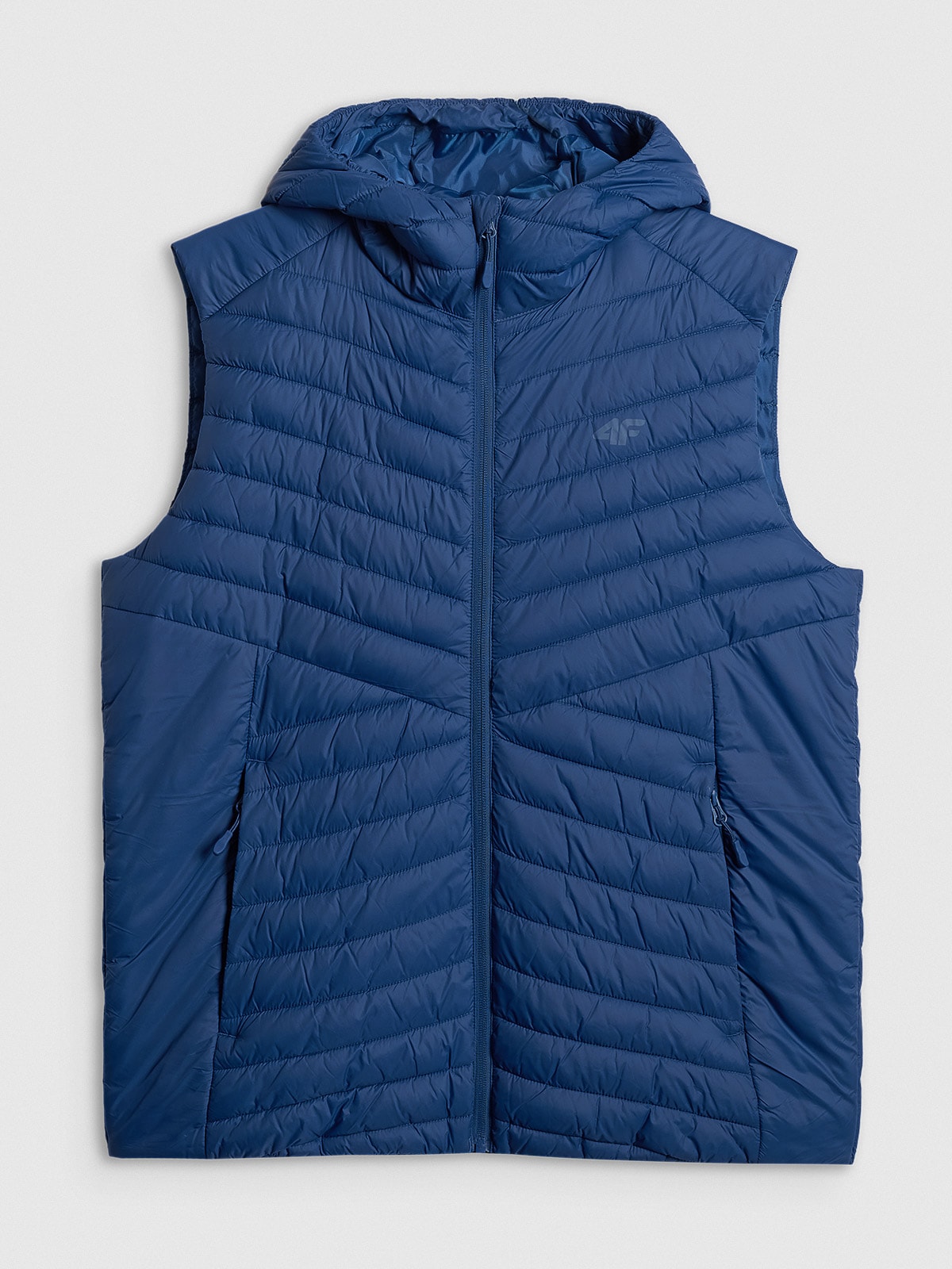 4F Bezrękawnik z wypełnieniem syntetycznym męski - granatowy XXL