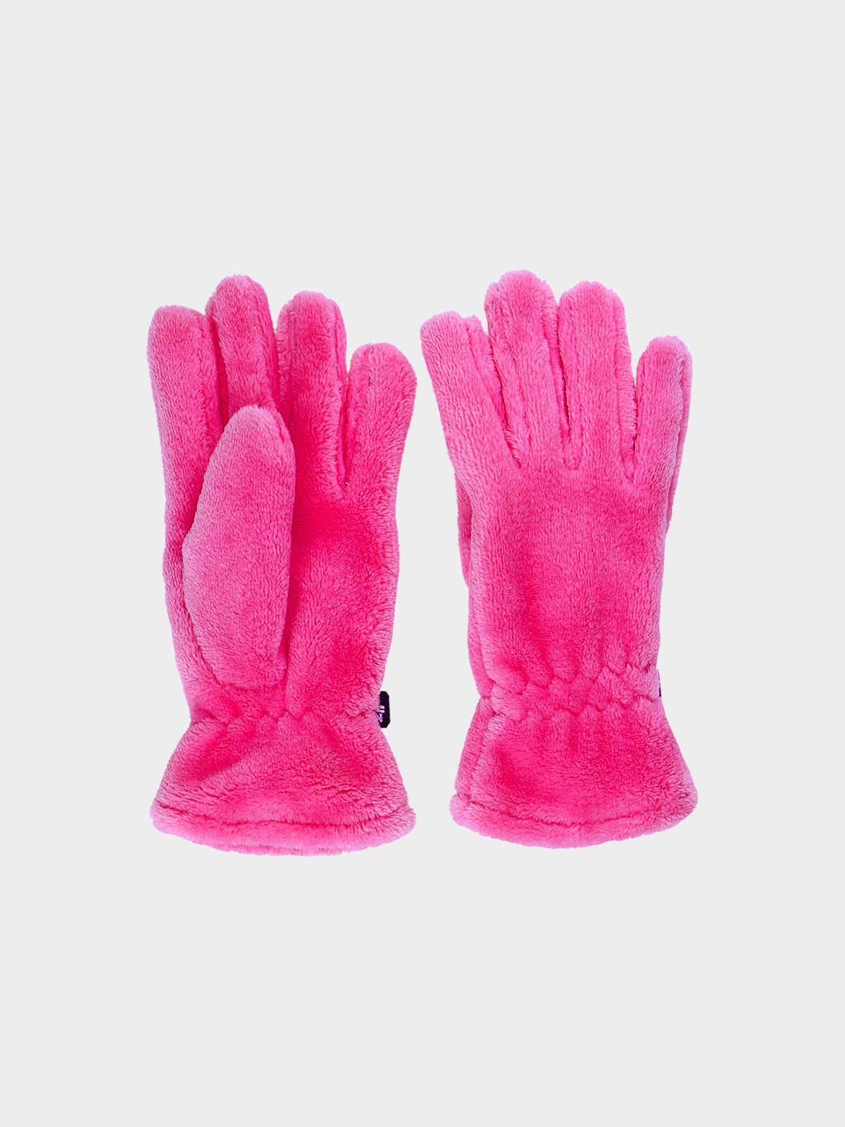 4F Rękawiczki dzianinowe dziewczęce - różowe S/M