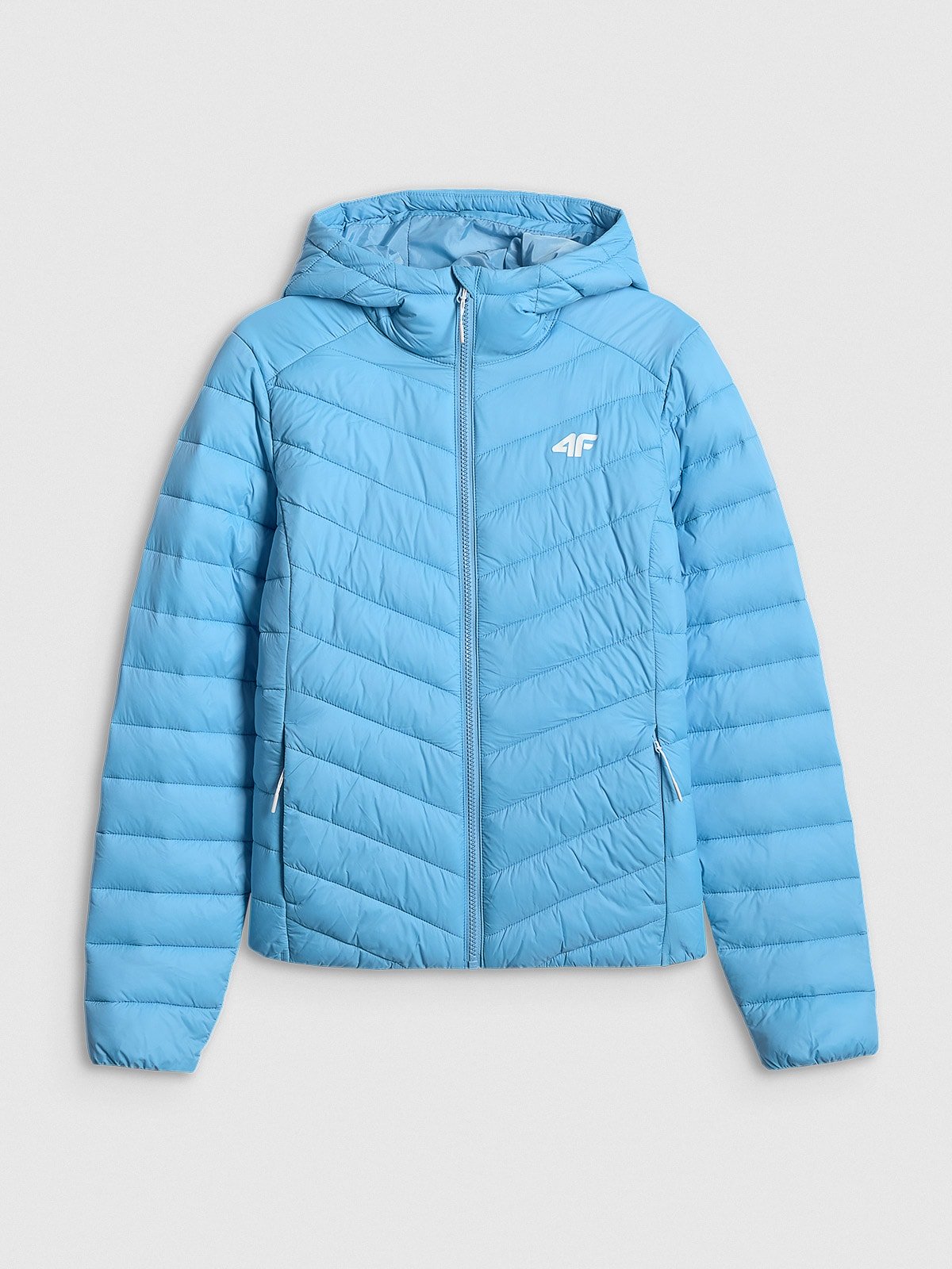 4F Kurtka z wypełnieniem syntetycznym damska - niebieska L