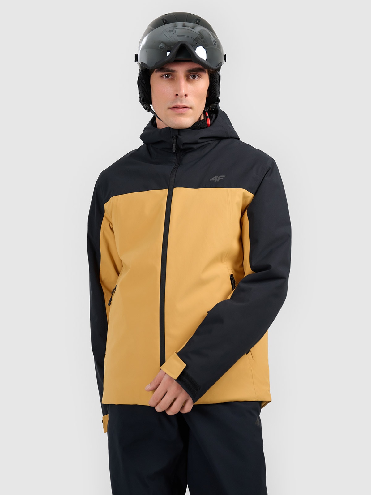 4F Kurtka narciarska membrana 5000 męska - pomarańczowa M